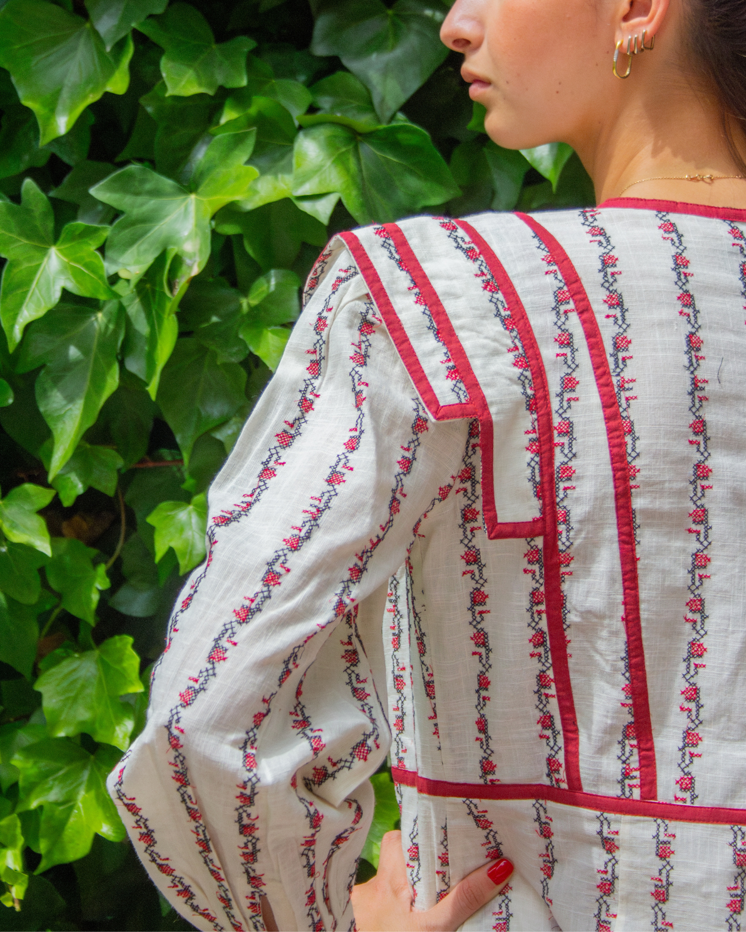 CASTILLO DRESS (burgundy)