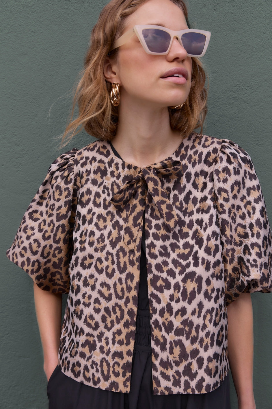 Coral Top - Leopard