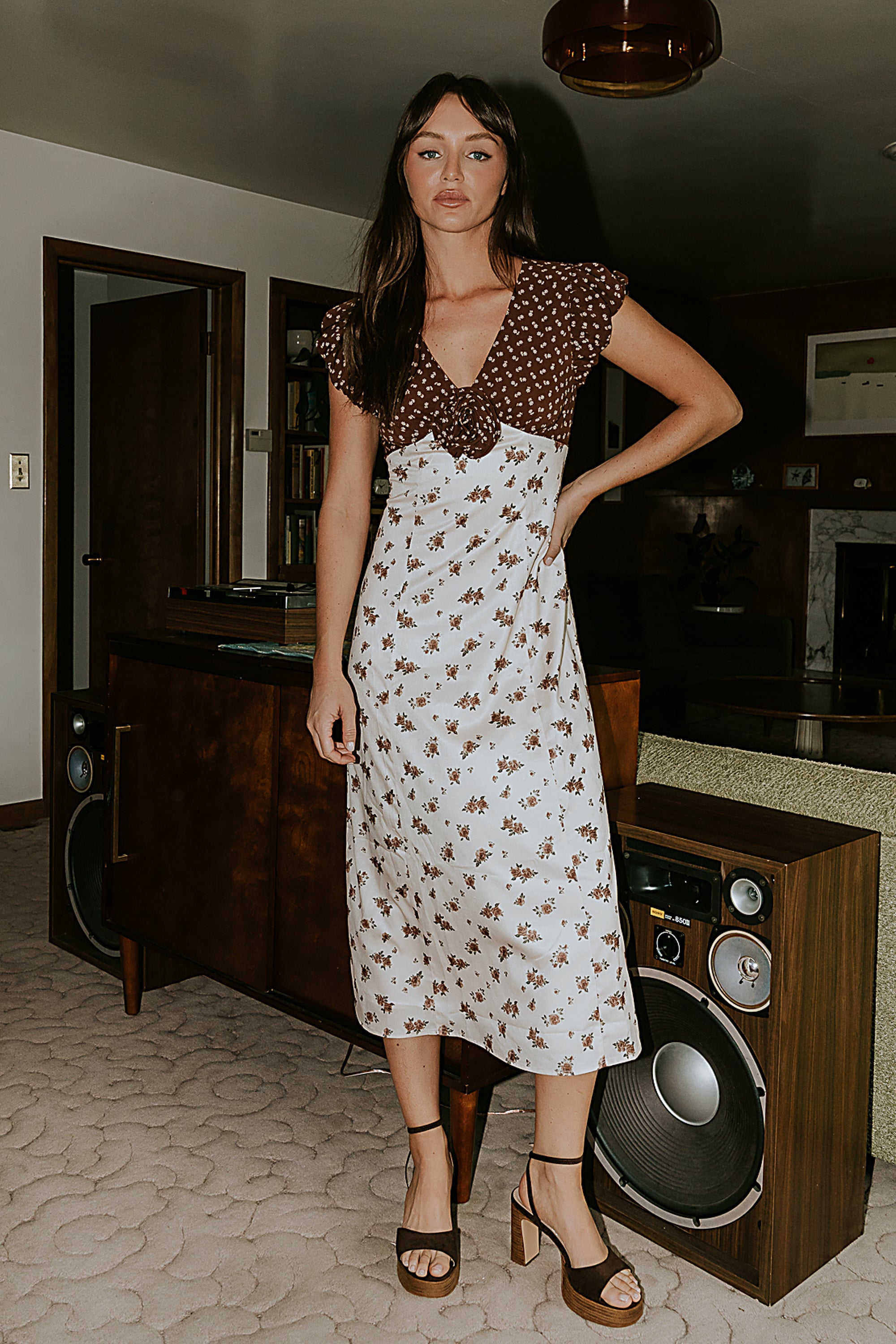 Emmie Floral Midi Dress