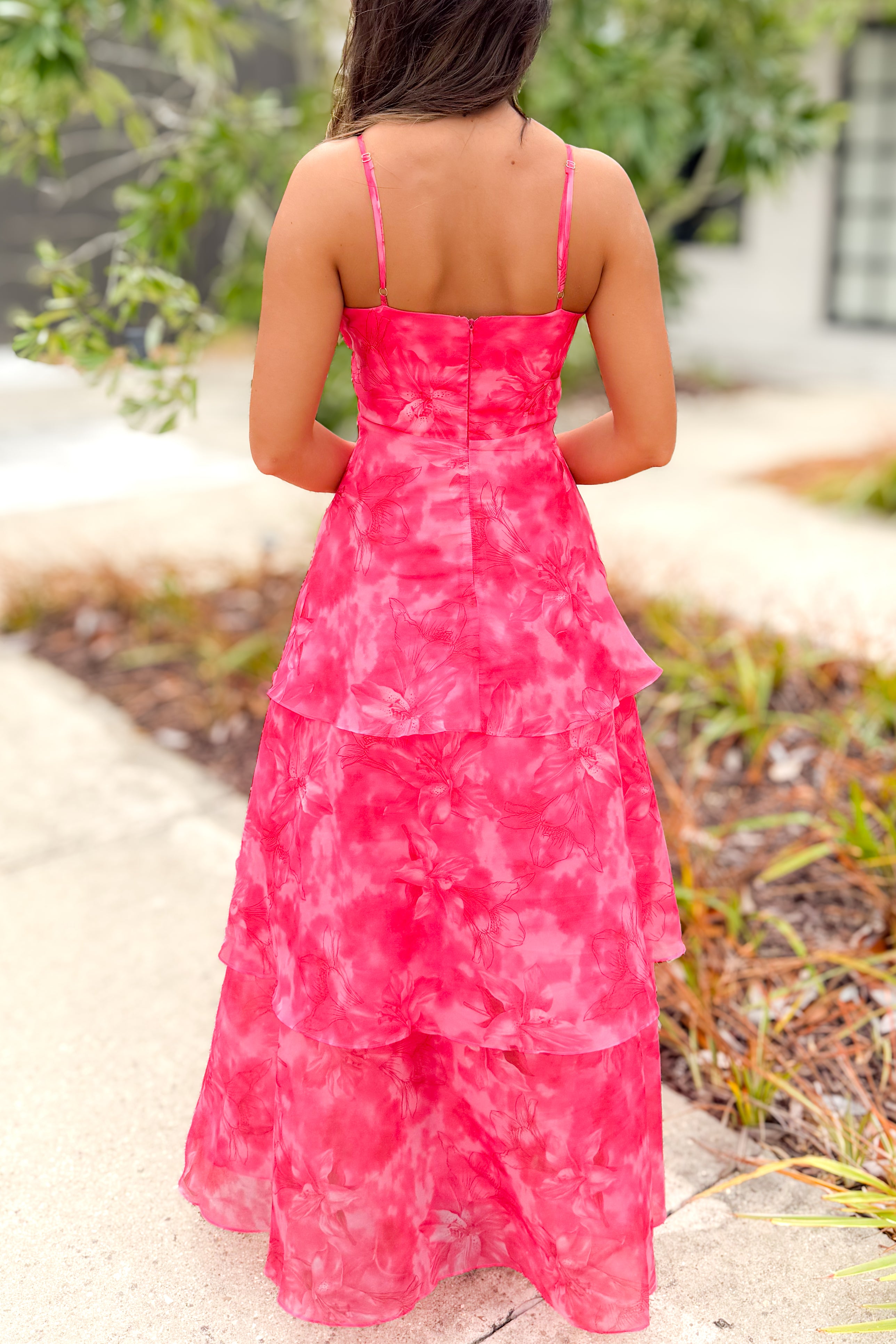 Spring Romance Floral Tiered Maxi Dress