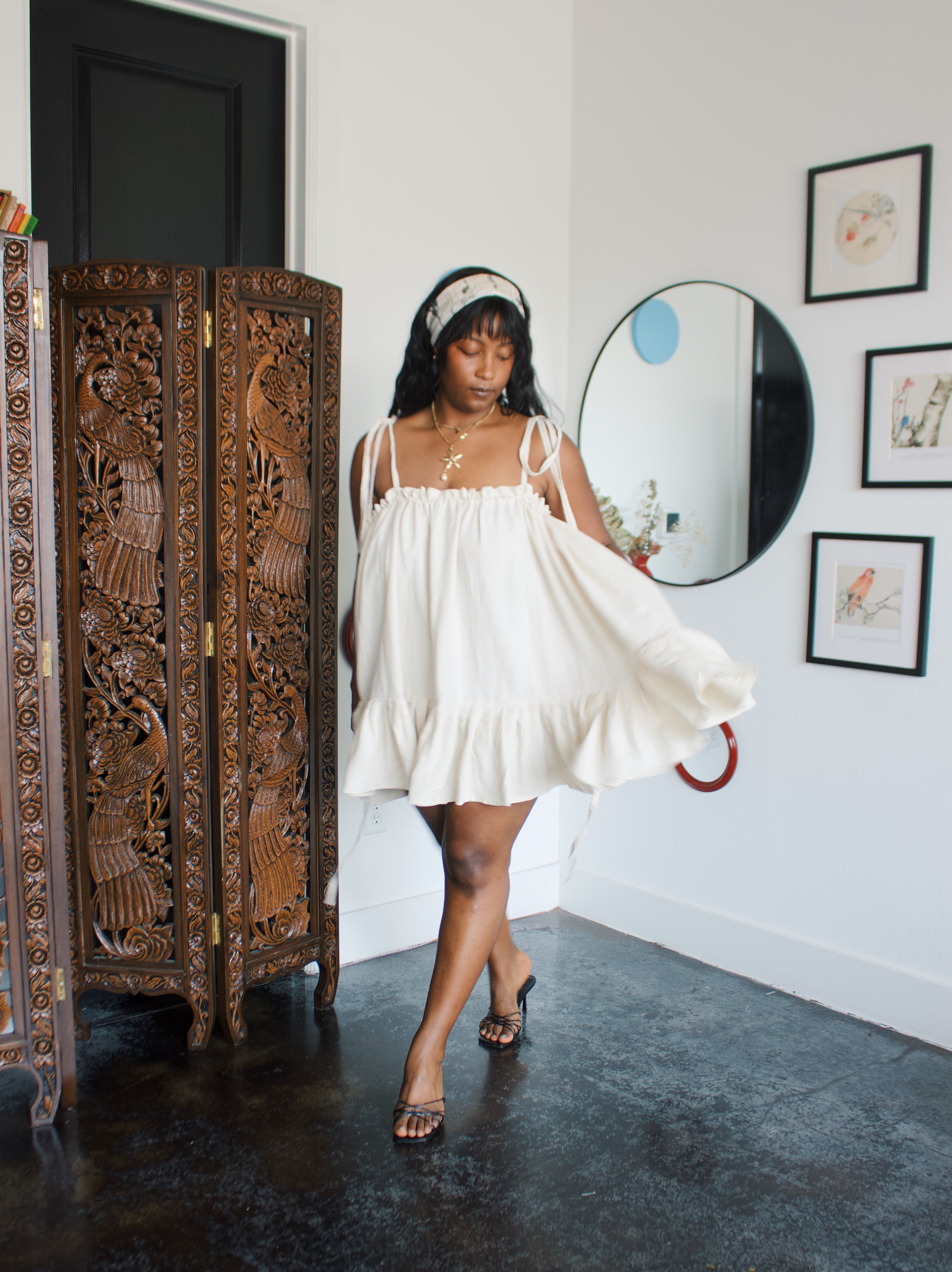 The Komi Dress in Linen