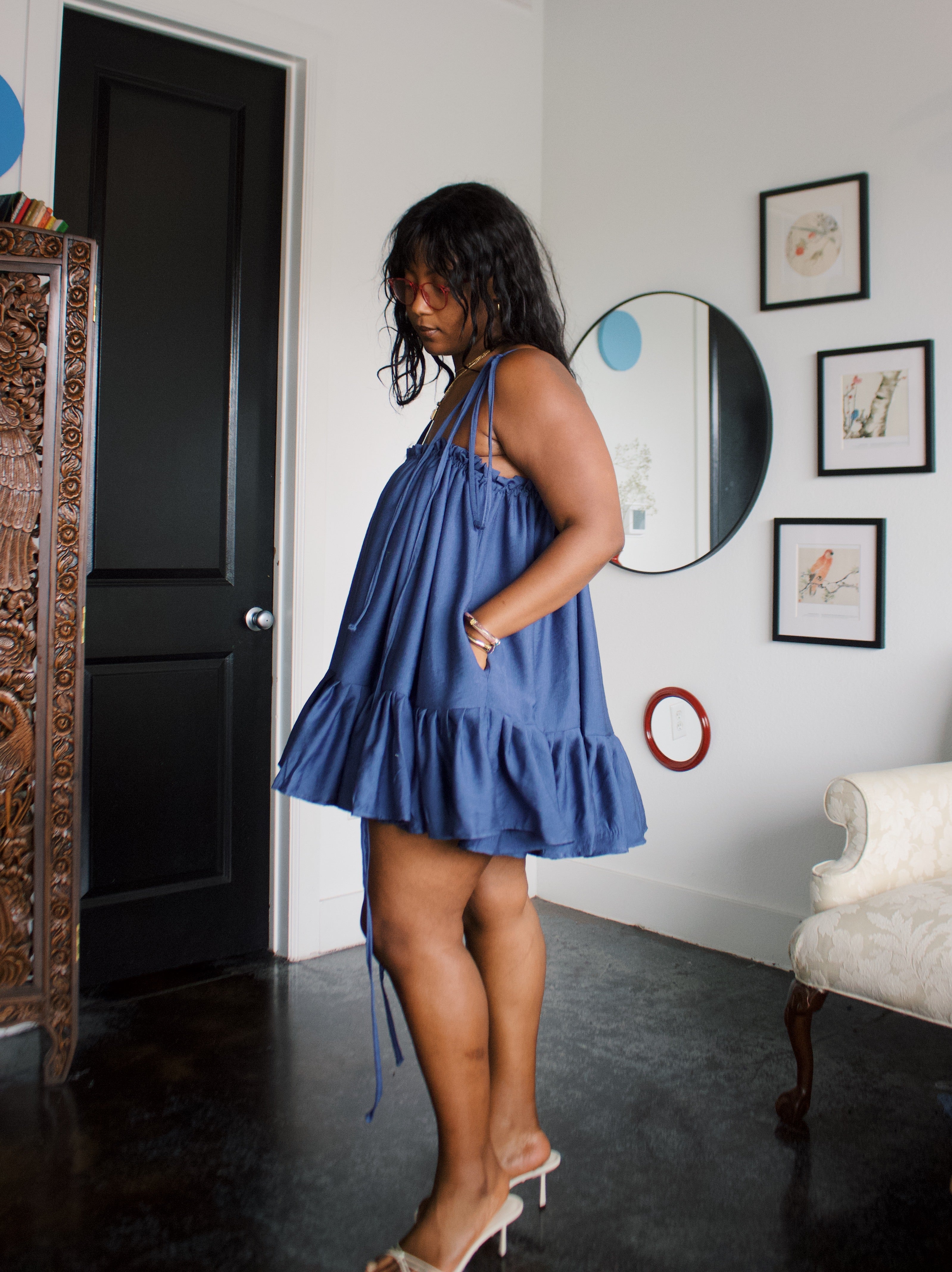 The Komi Dress in Linen