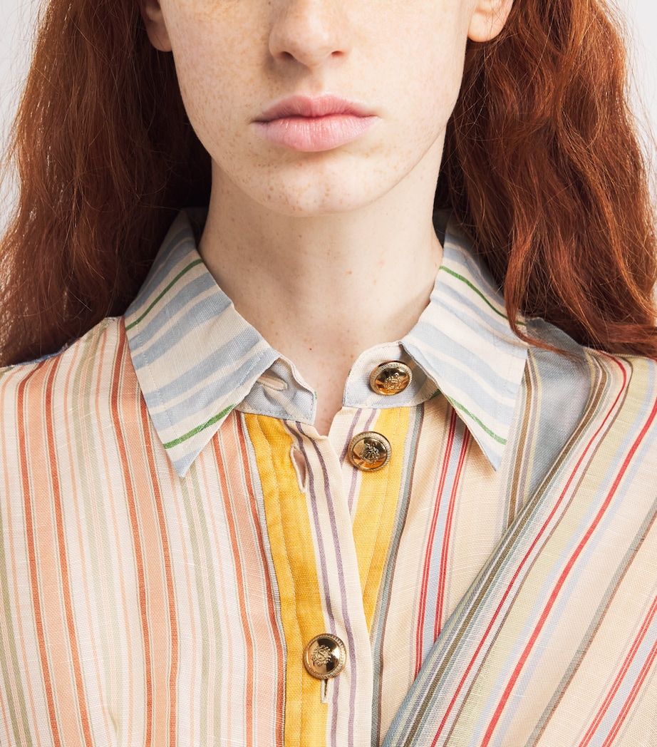 Striped Rebellion Midi Dress