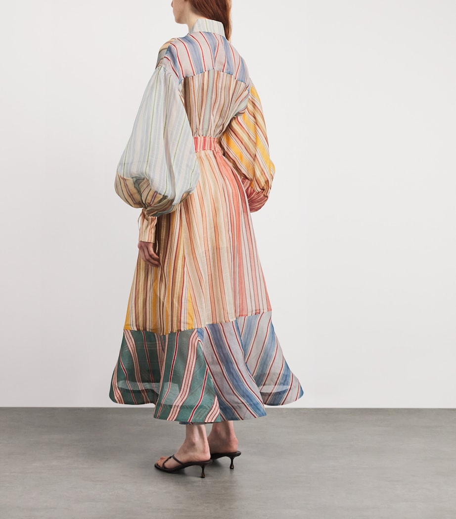 Striped Rebellion Midi Dress