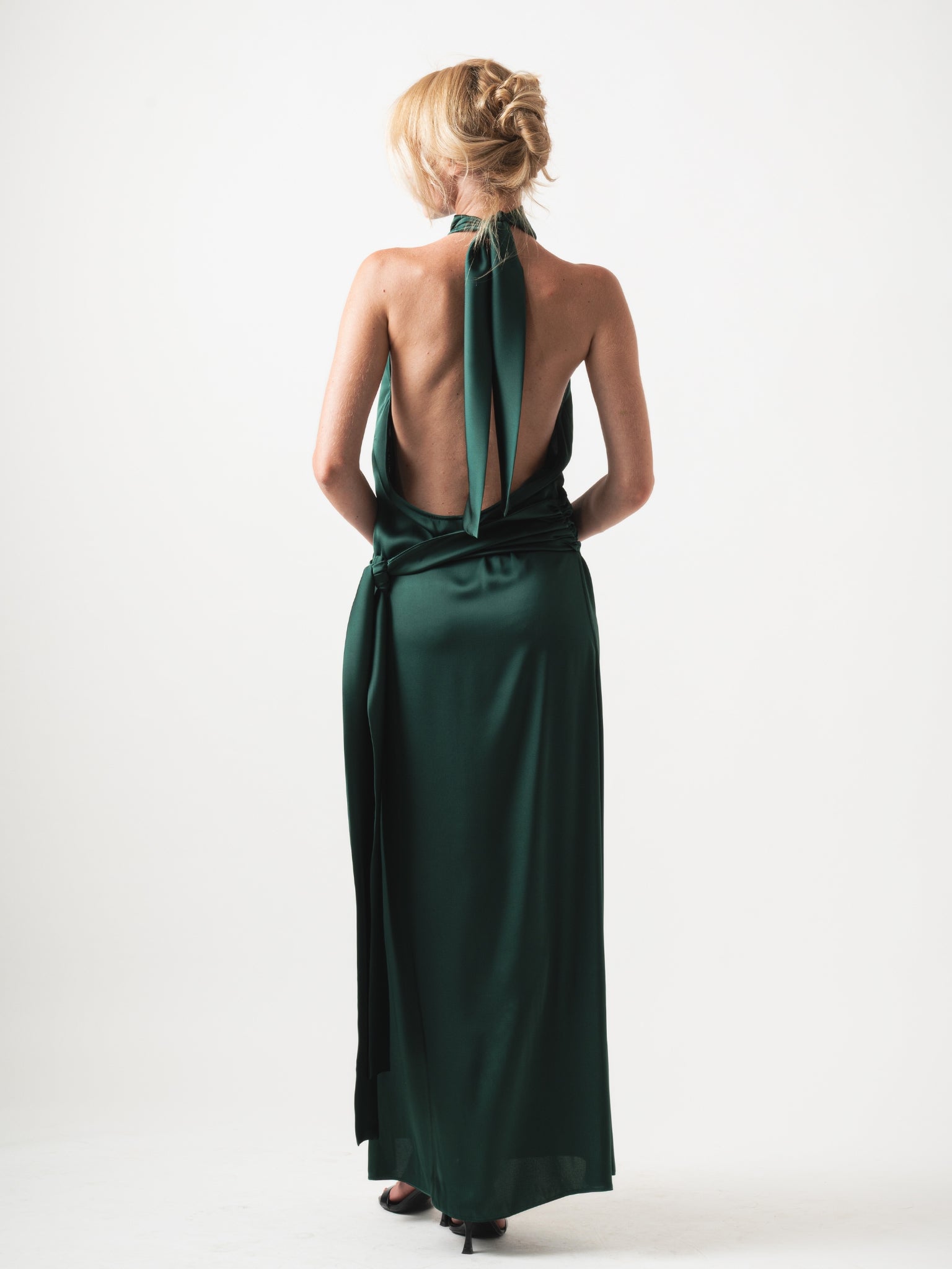 SERRA MAXI DRESS - BOTTLE GREEN