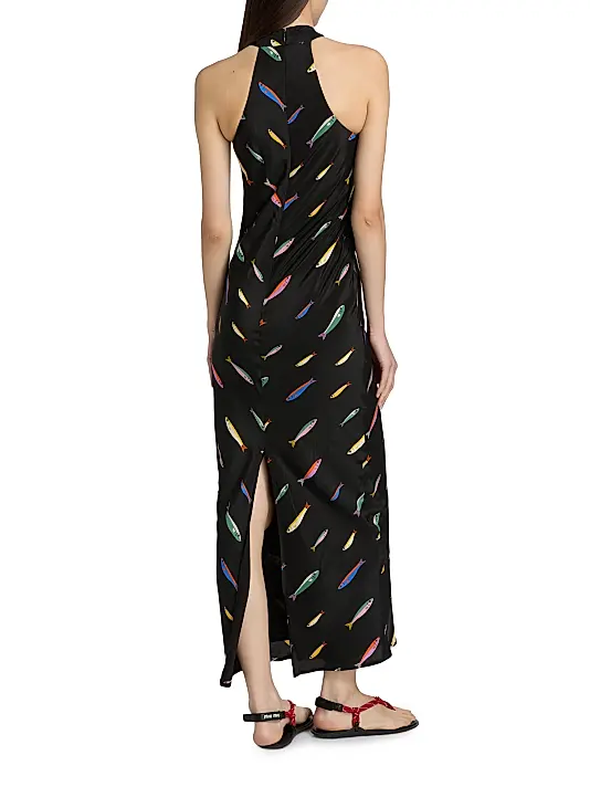 Winnie Silk Maxi Dress