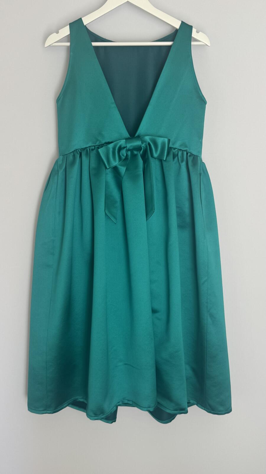 Ines maxi dress Petrol green