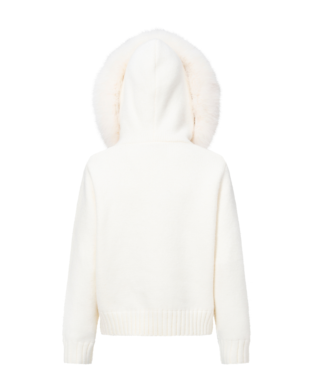 Fur Jacket Satin - White