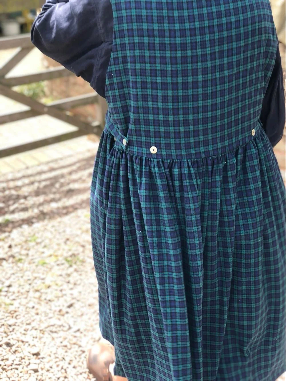 Clara Pinafore Dresses in Brushed Cotton