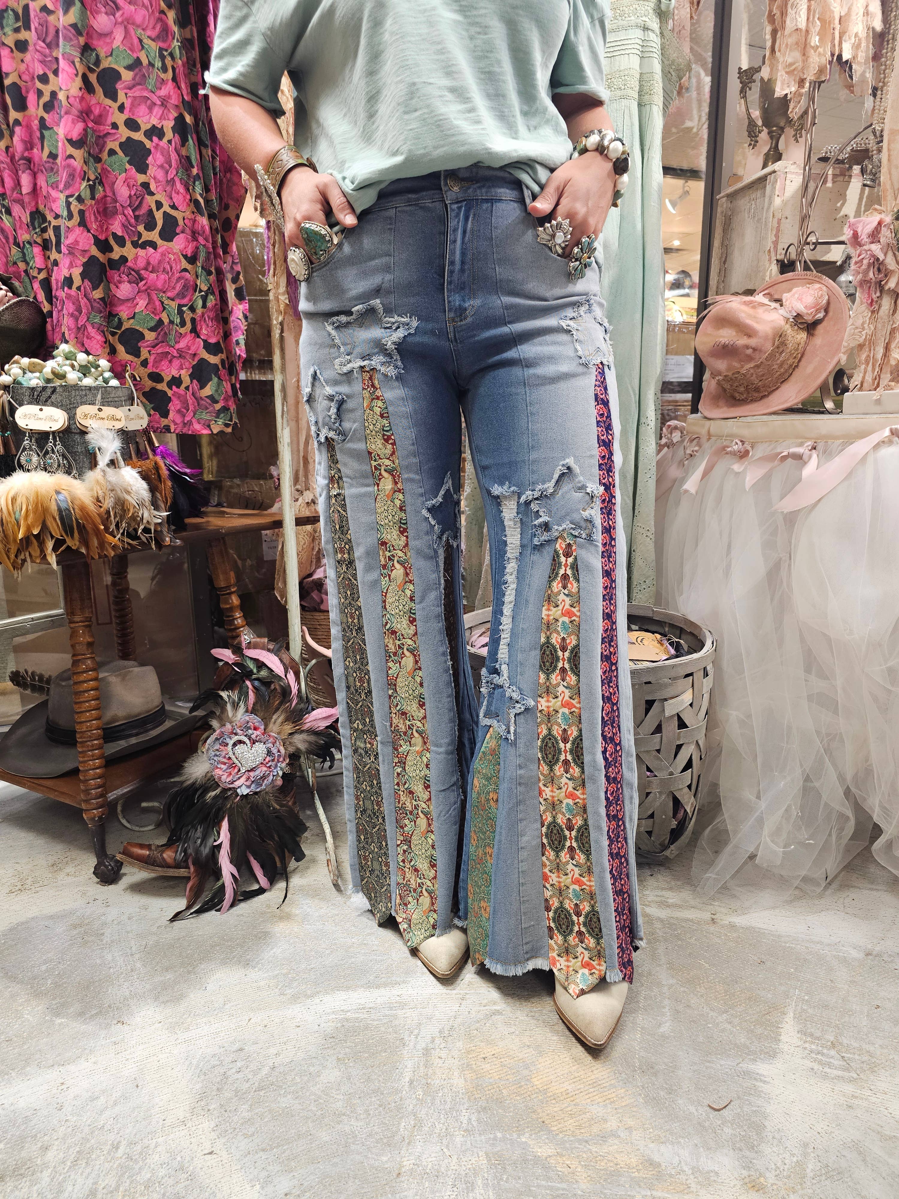 Vintage Tie Jeans