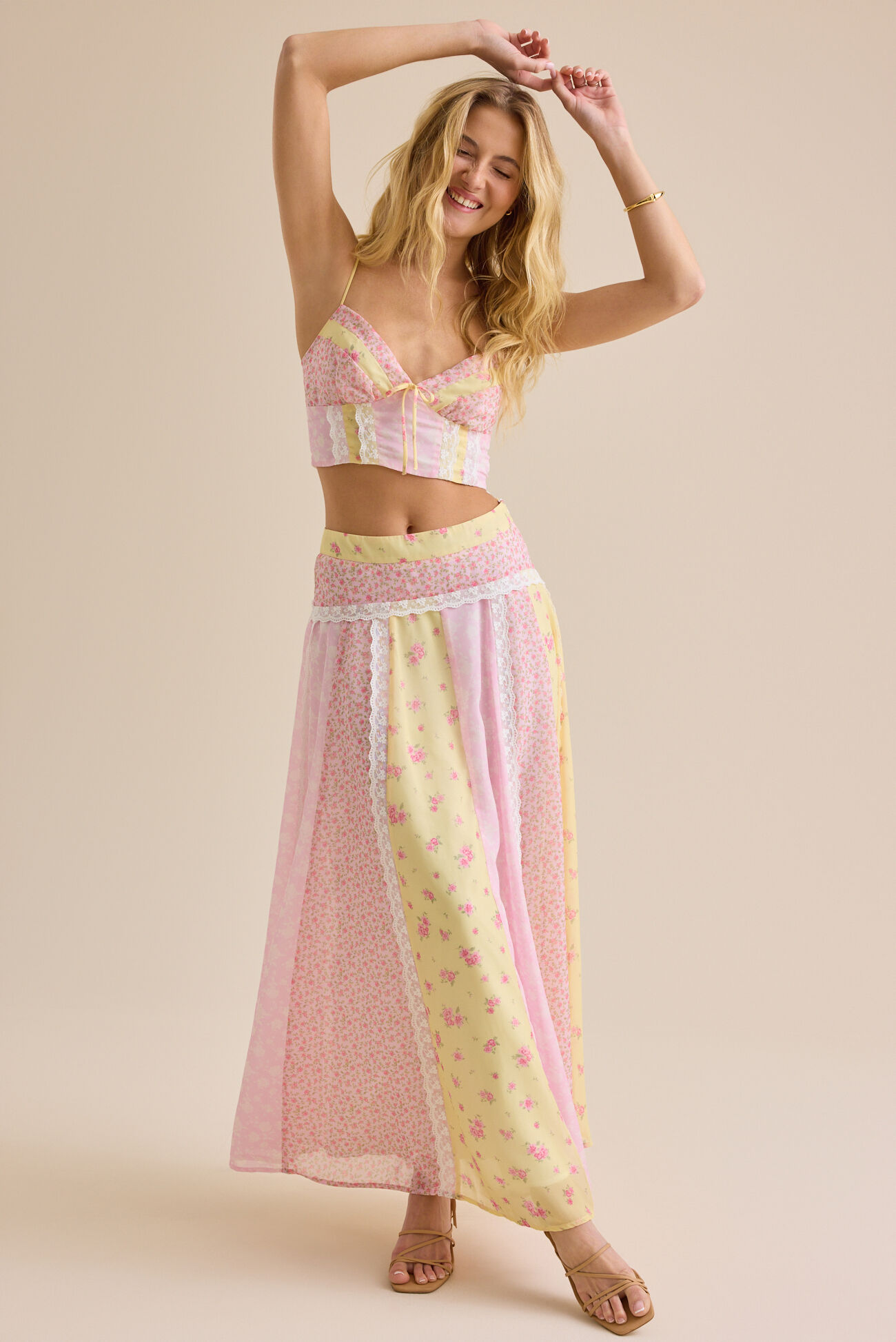 Buttercup Floral Maxi Skirt in Franklin, TN