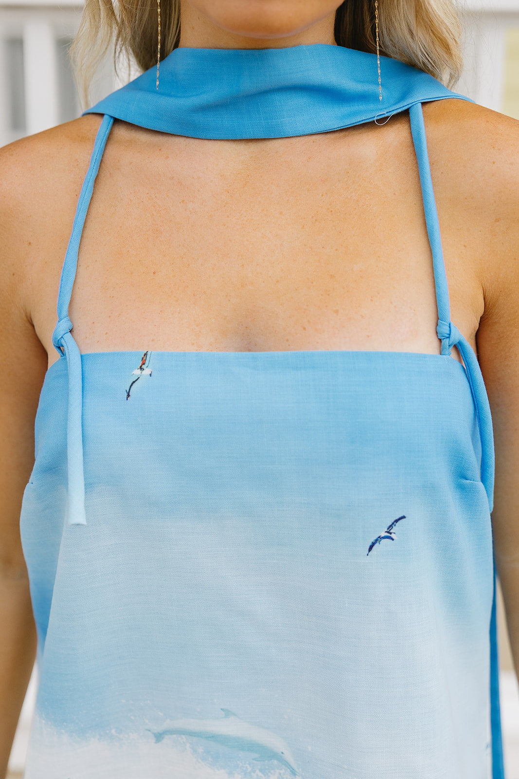 Surf Mini Dress - Blue