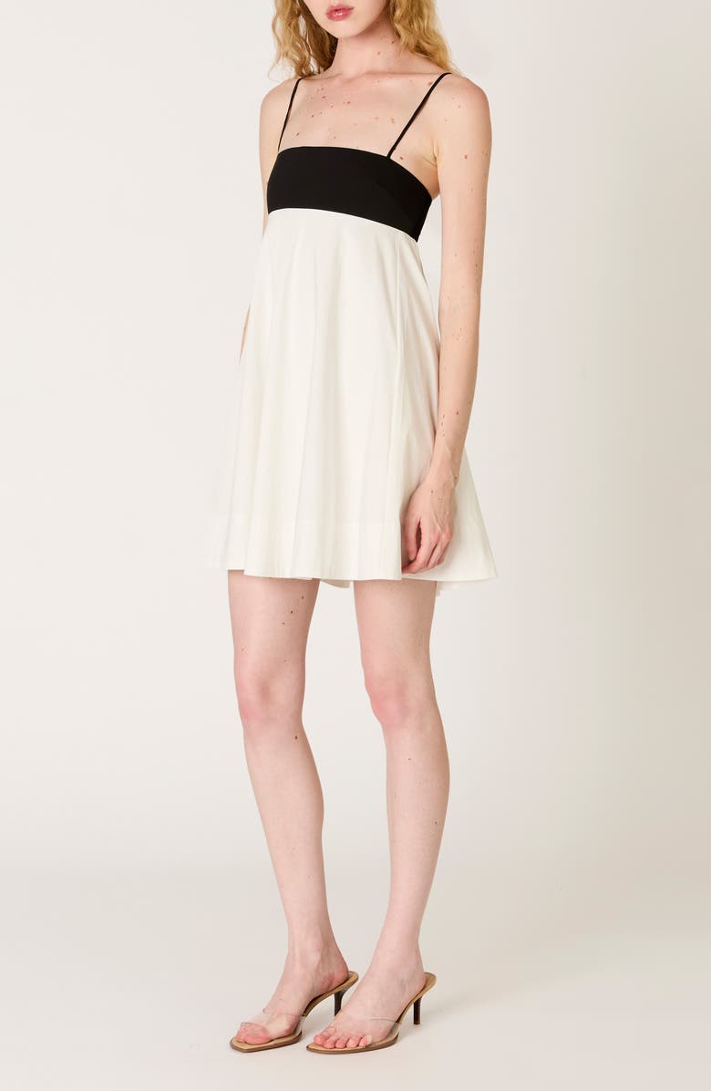 Girasol Cotton Blend Babydoll Minidress