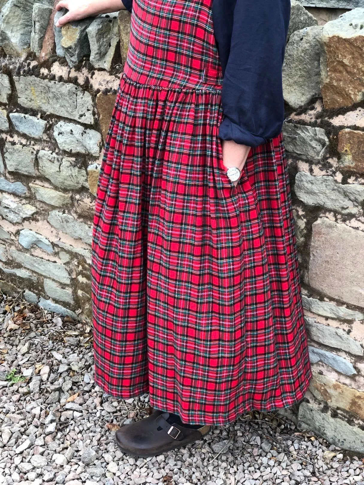 Clara Pinafore Dresses in Brushed Cotton