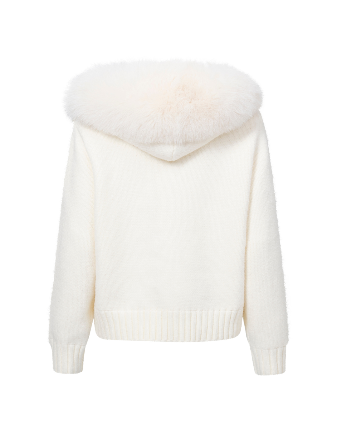 Fur Jacket Satin - White