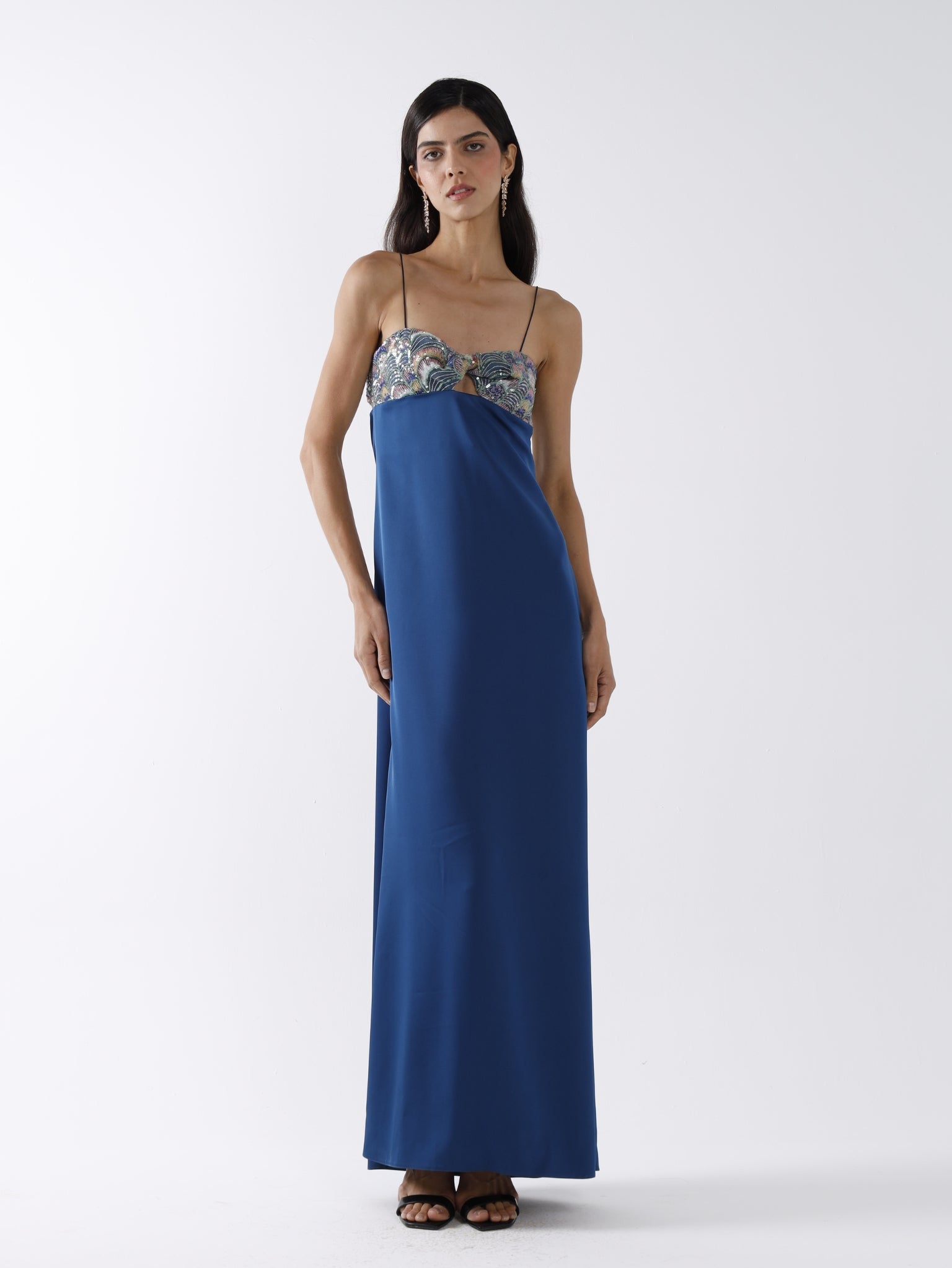 NECTAR MAXI DRESS - INDIGO
