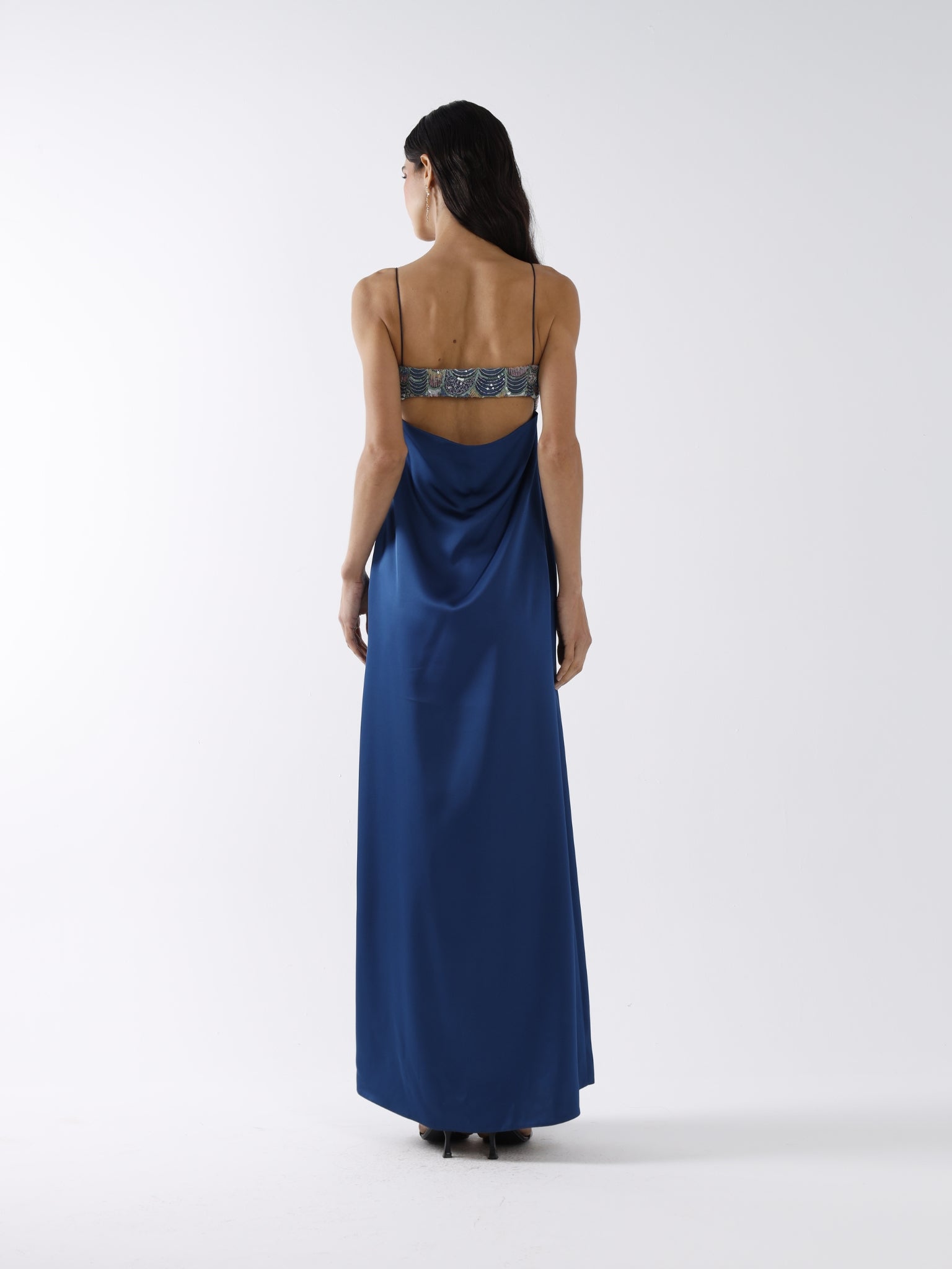NECTAR MAXI DRESS - INDIGO