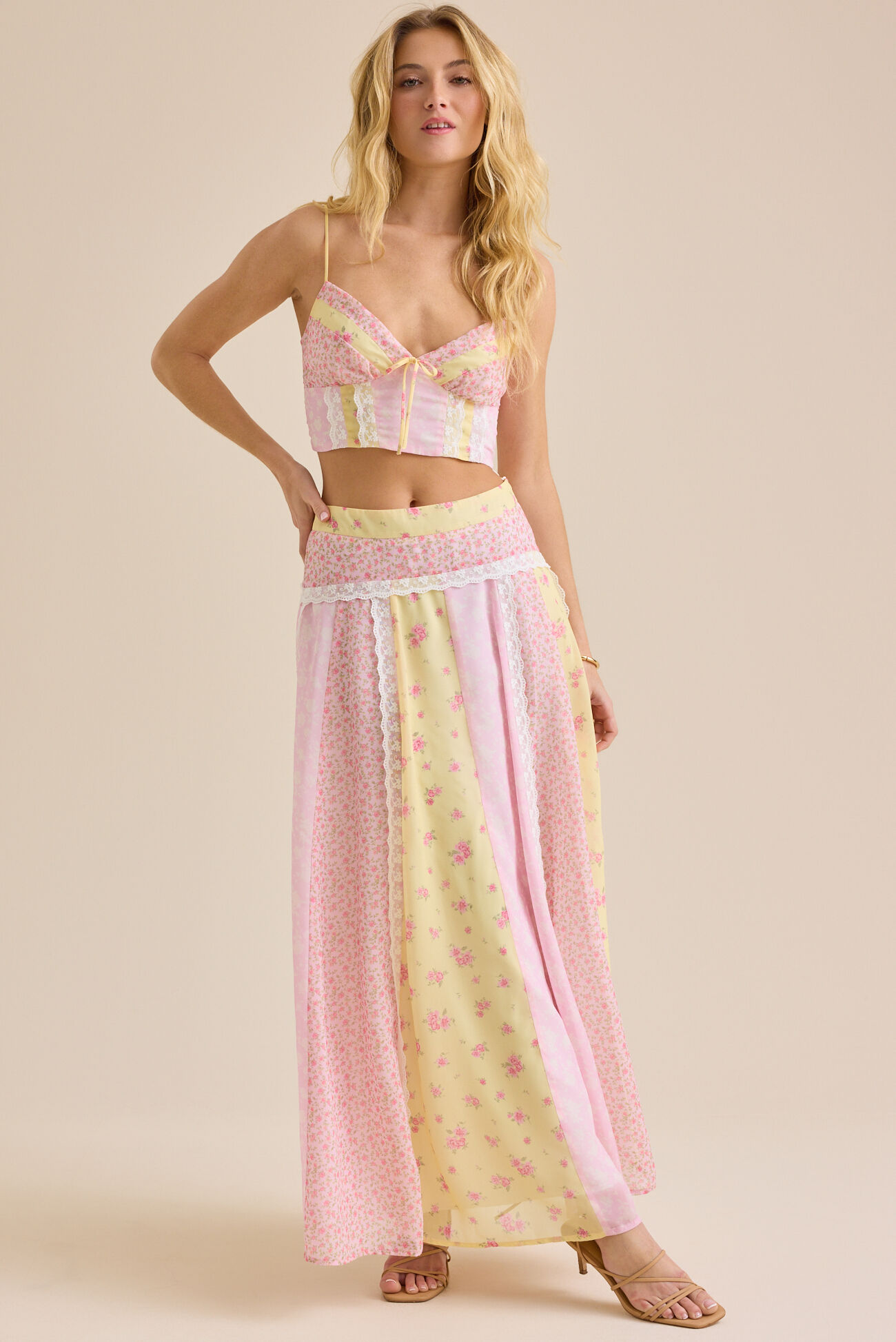 Buttercup Floral Maxi Skirt in Franklin, TN