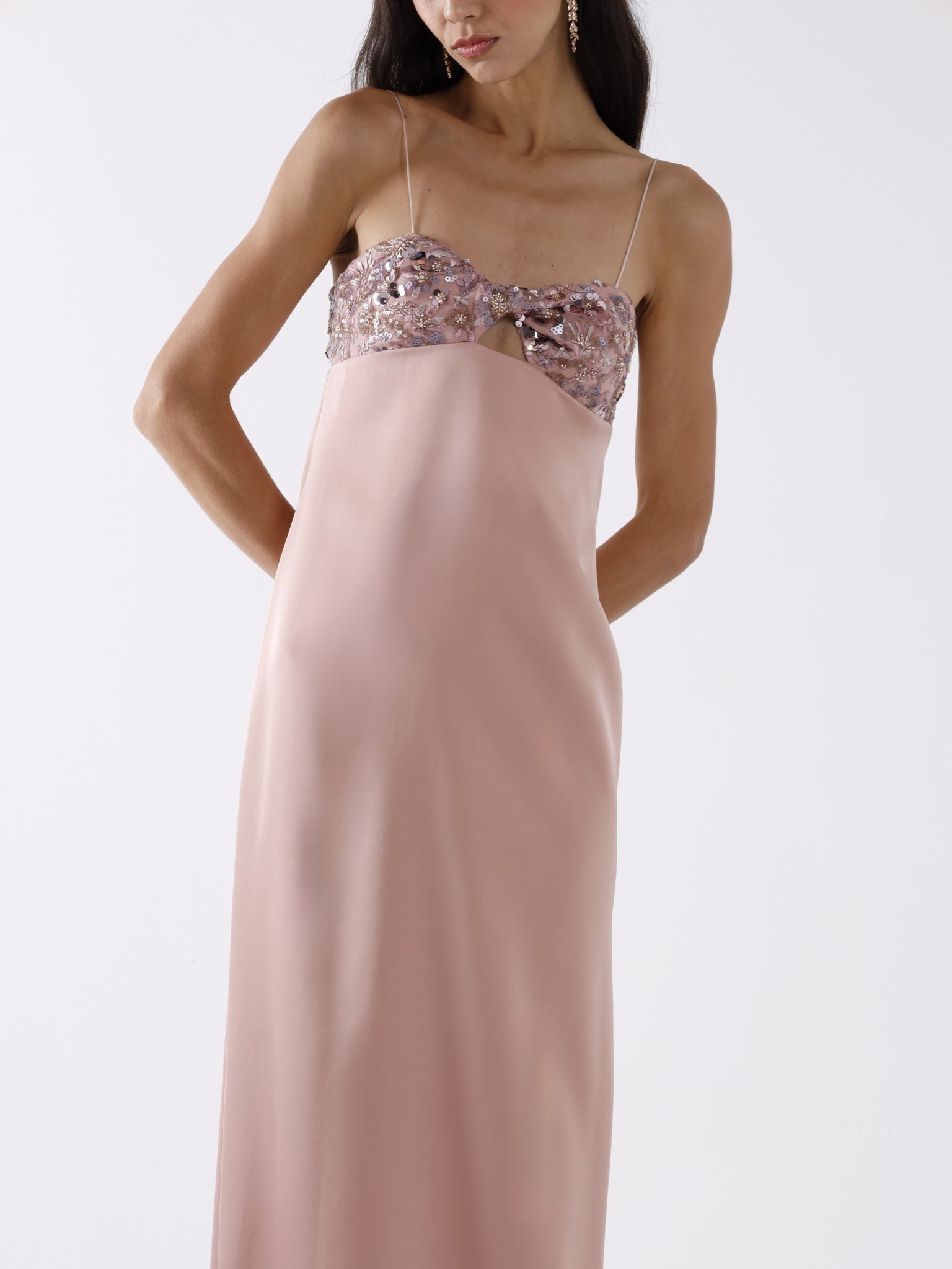 NECTAR MAXI DRESS - WOOD PINK