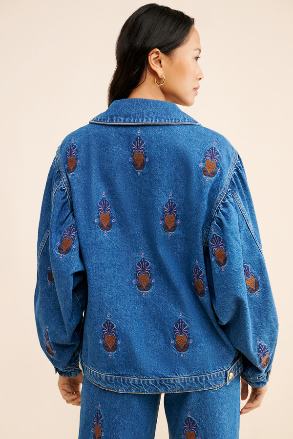 Embroidered Denim Jacket