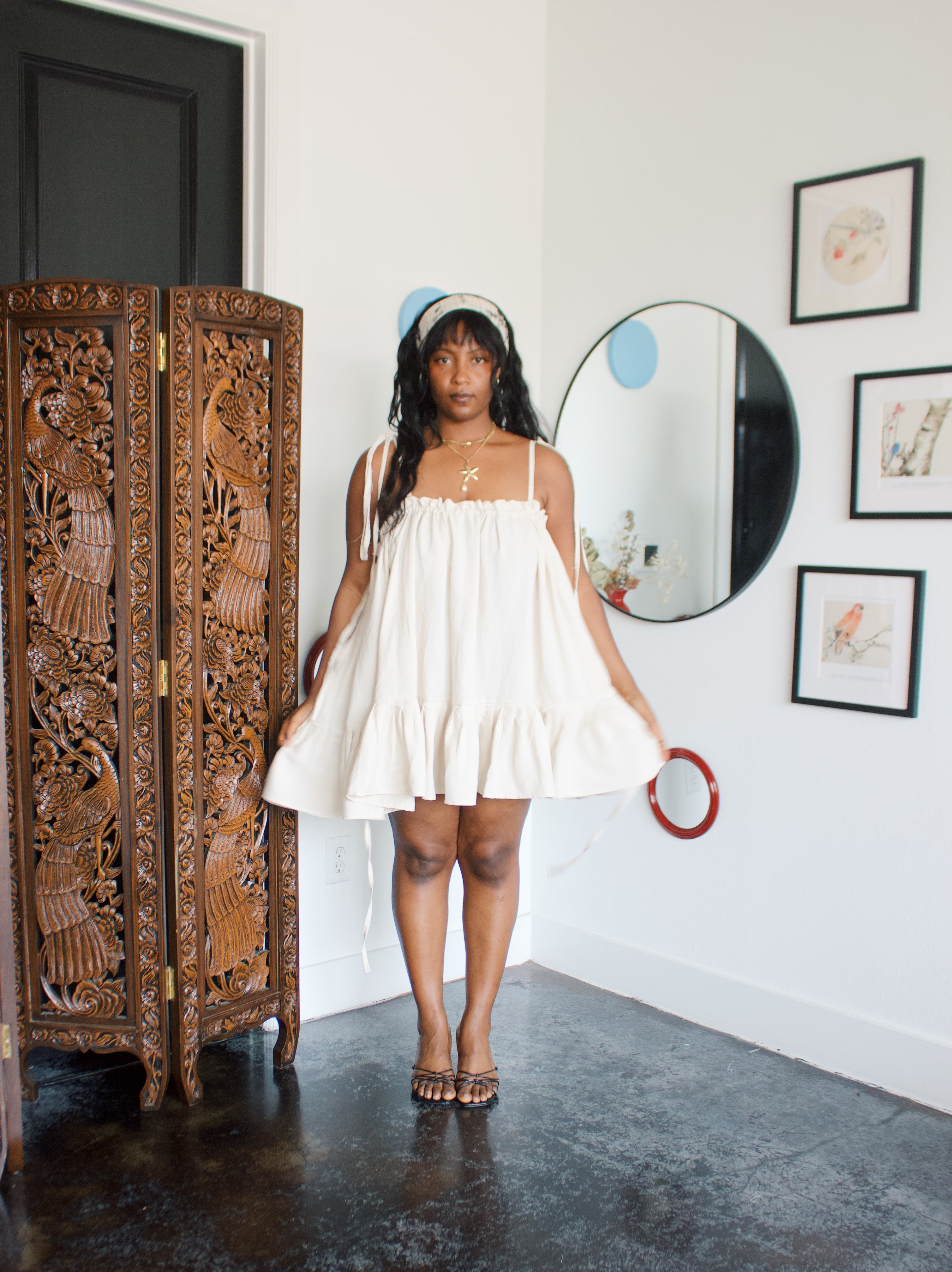 The Komi Dress in Linen