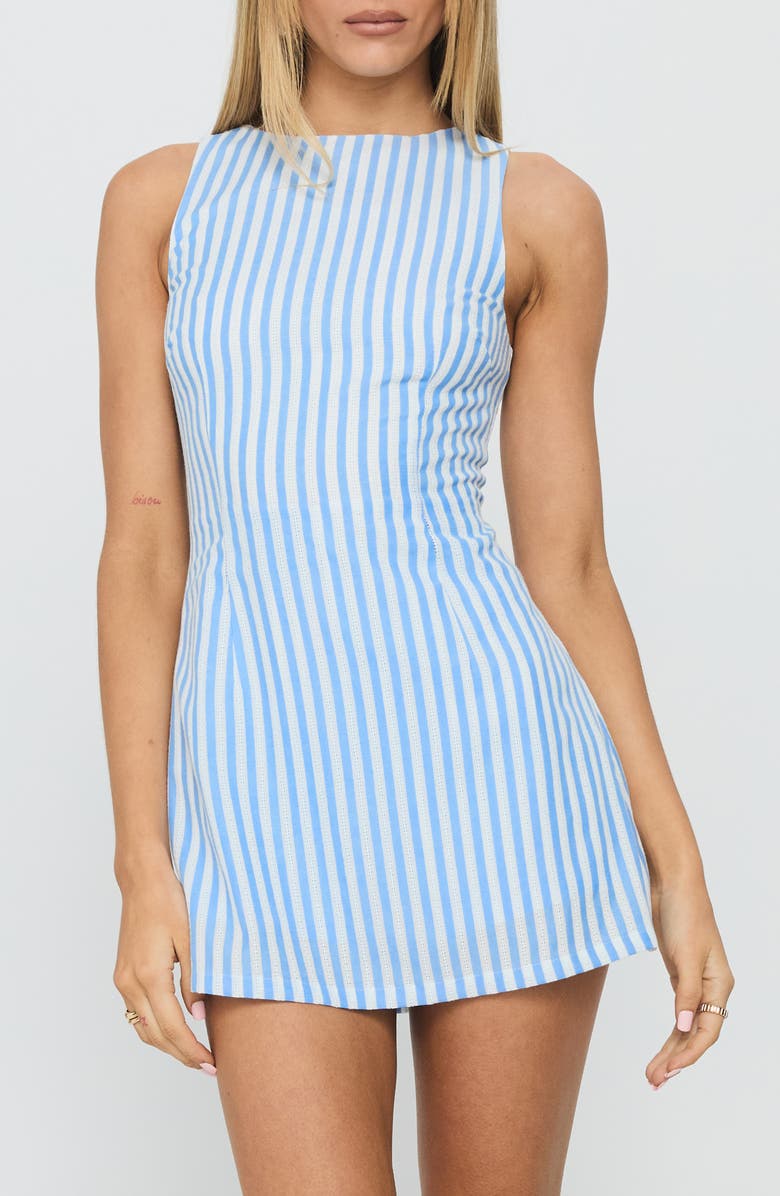 Yumiko Stripe Sleeveless Romper