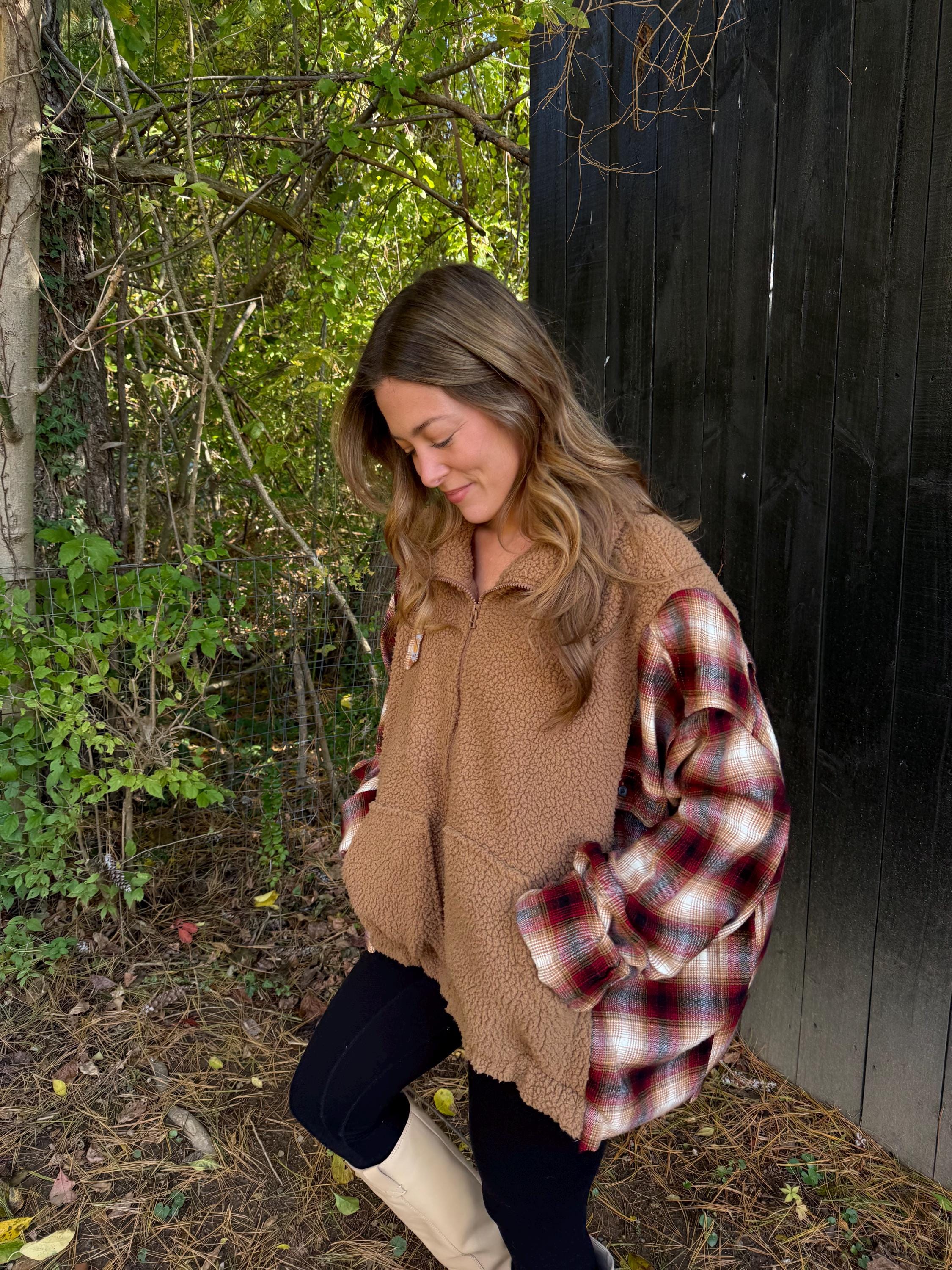 The Artisan Flannel Sleeve Shirt-Jacket