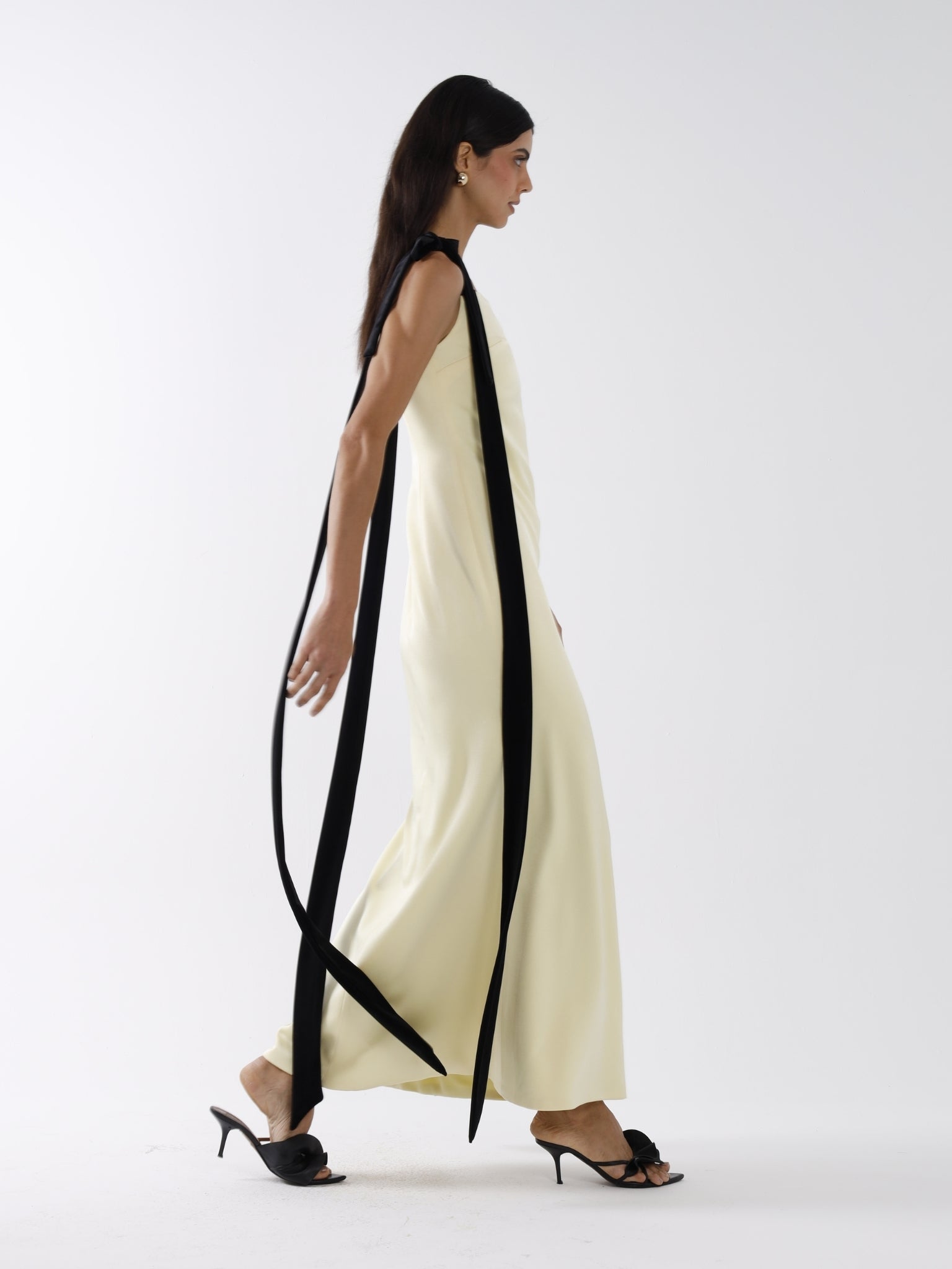 CELOSIA MAXI DRESS - LEMON