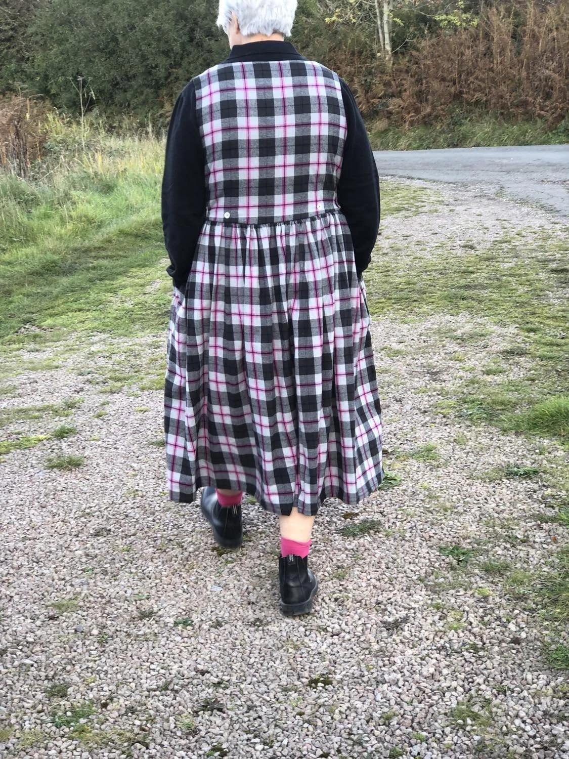 Clara Pinafore Dresses in Brushed Cotton