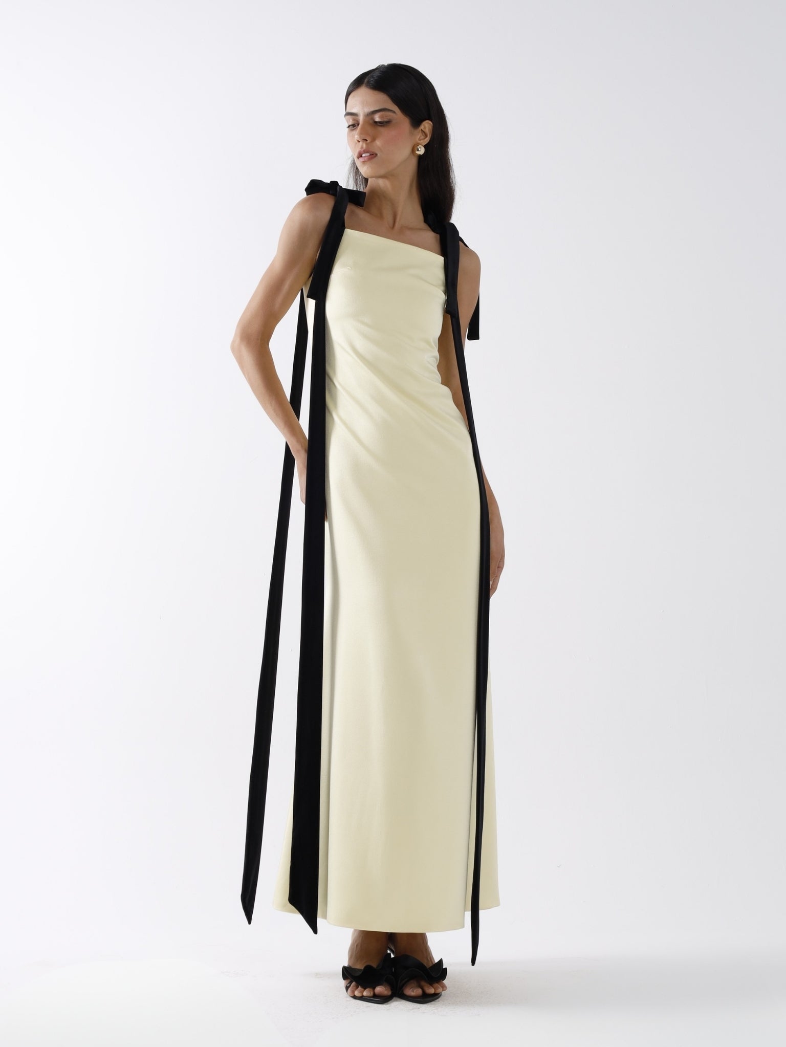 CELOSIA MAXI DRESS - LEMON