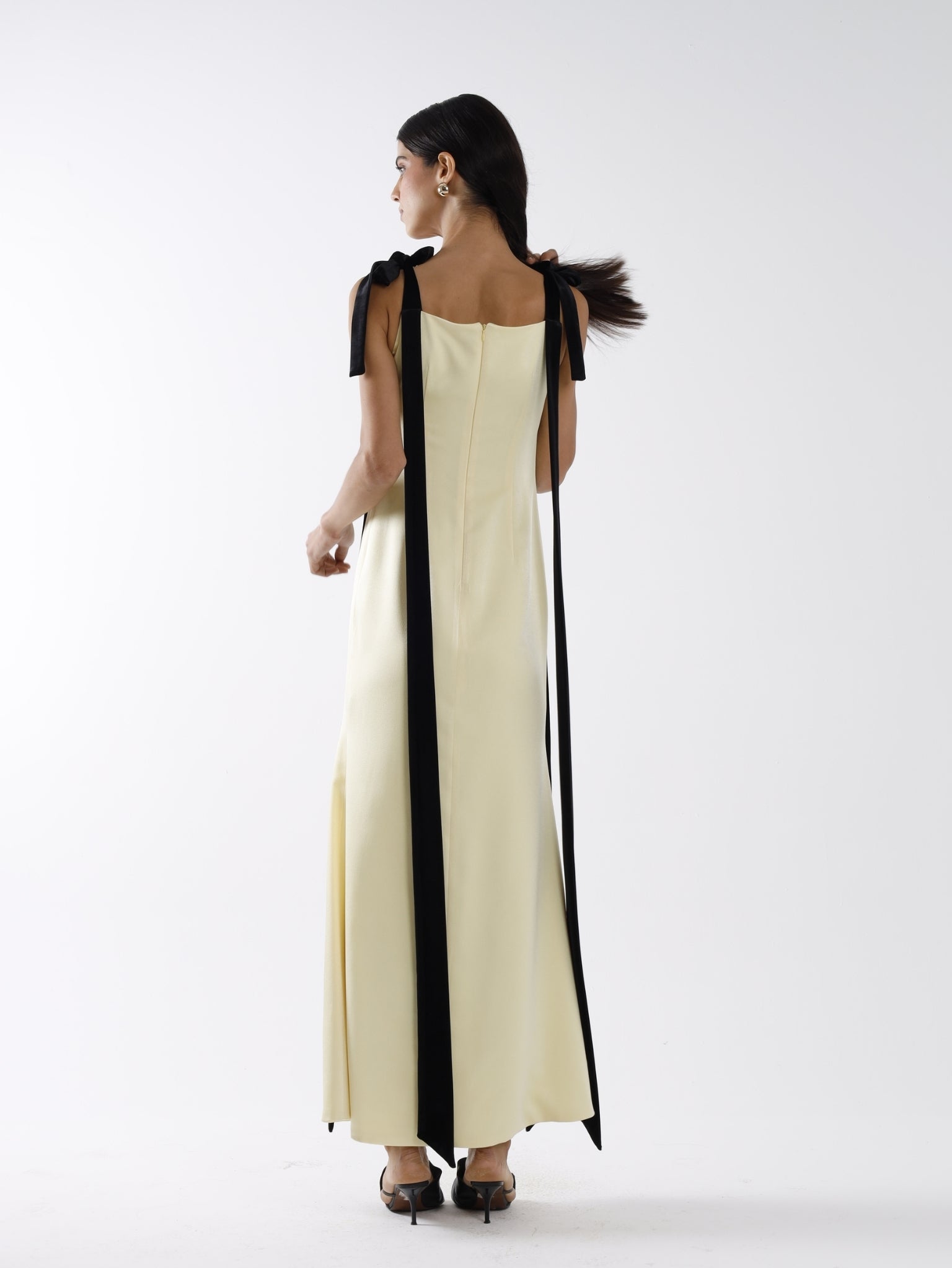 CELOSIA MAXI DRESS - LEMON
