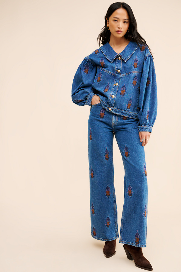 Embroidered Denim Jacket