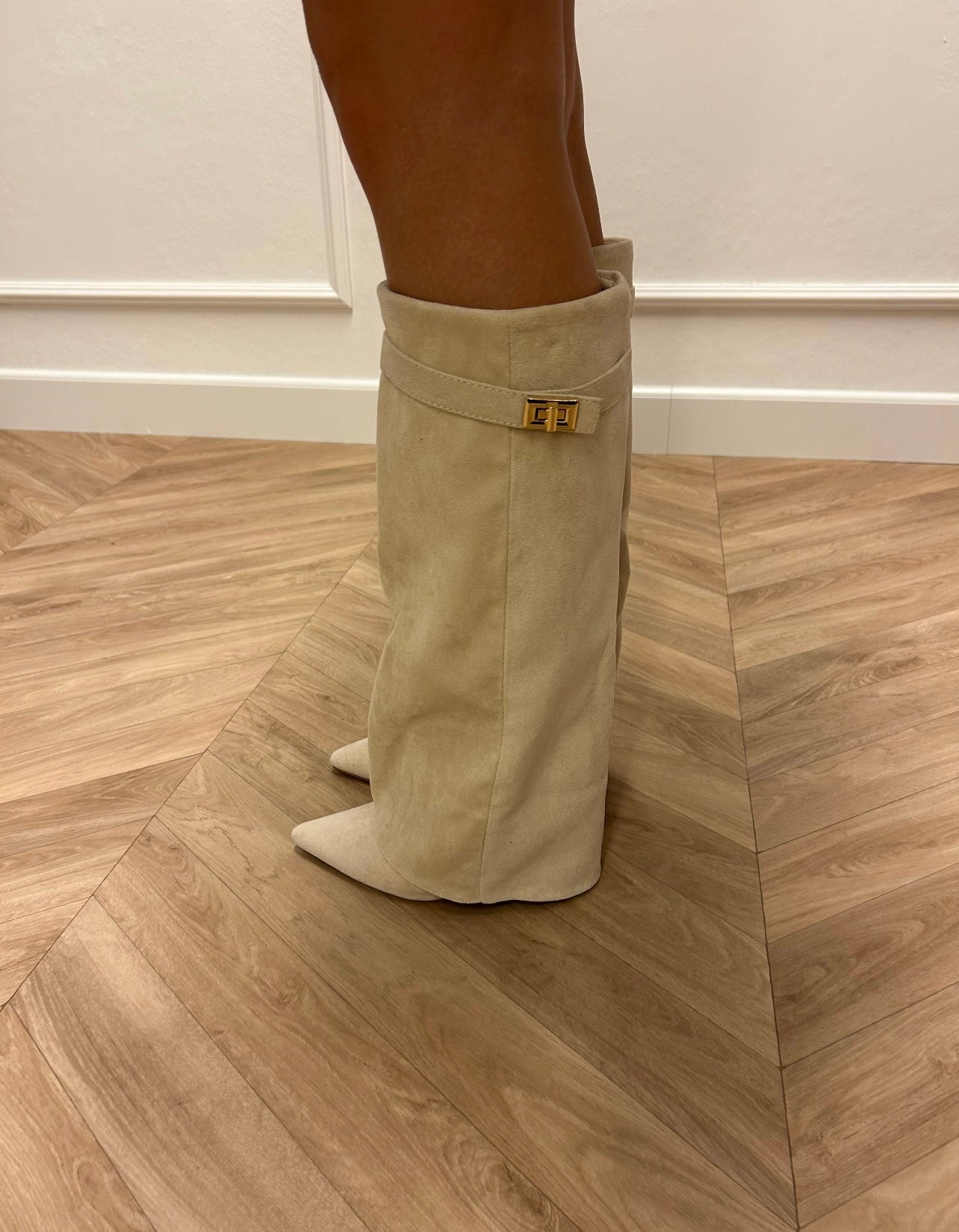 Light luxury suede women's boots