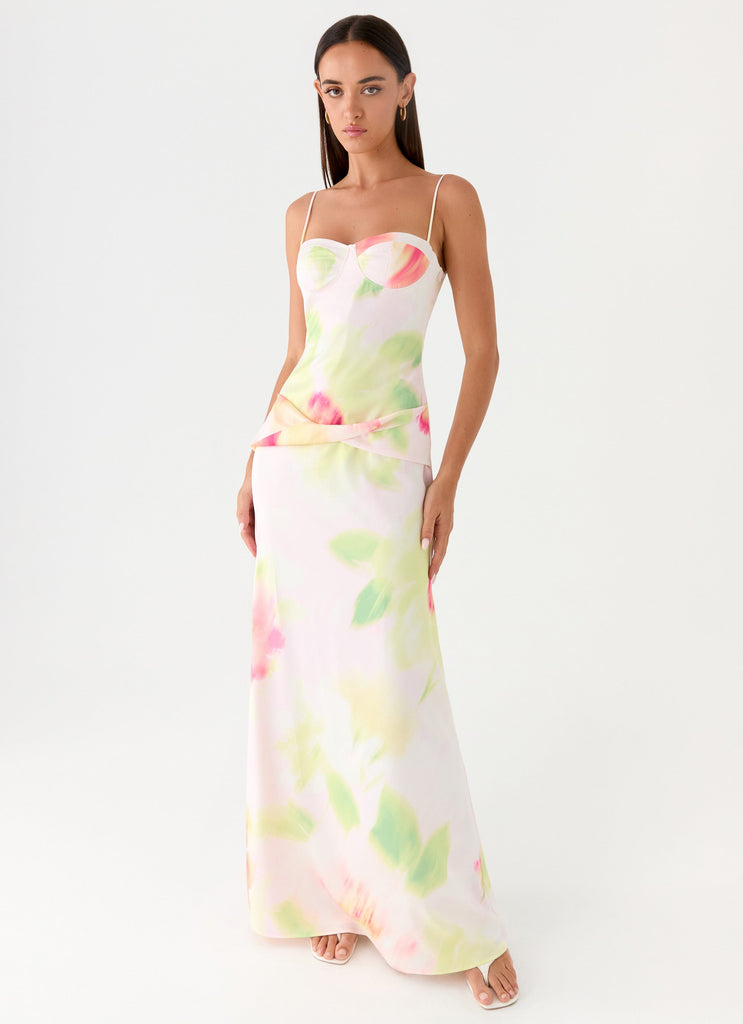 Burning Up Maxi Dress - Floral