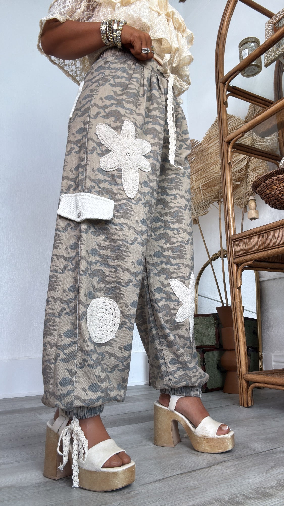 Rare form Patched Joggers, Camo