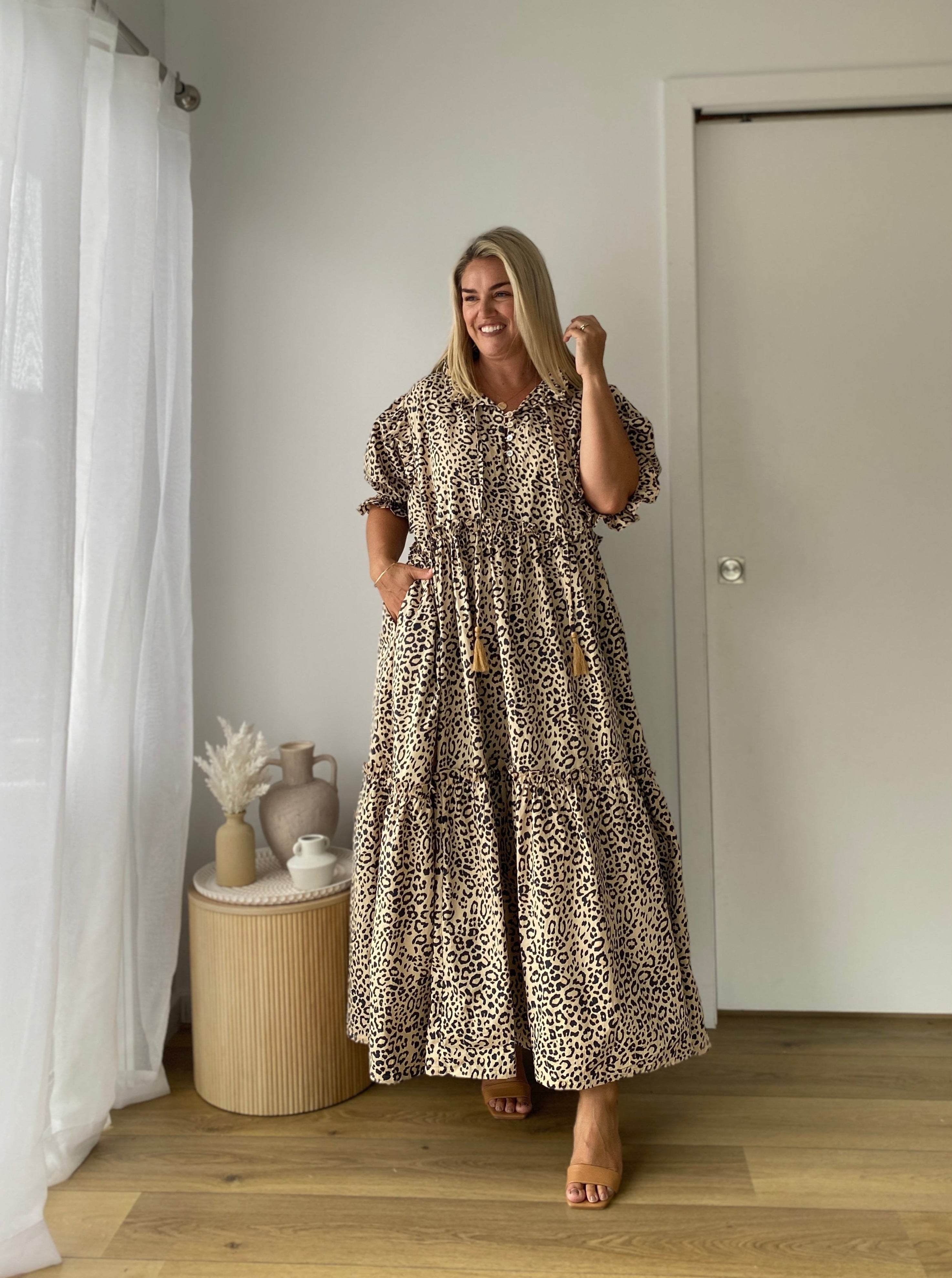 LOUIS DRESS - Leopard