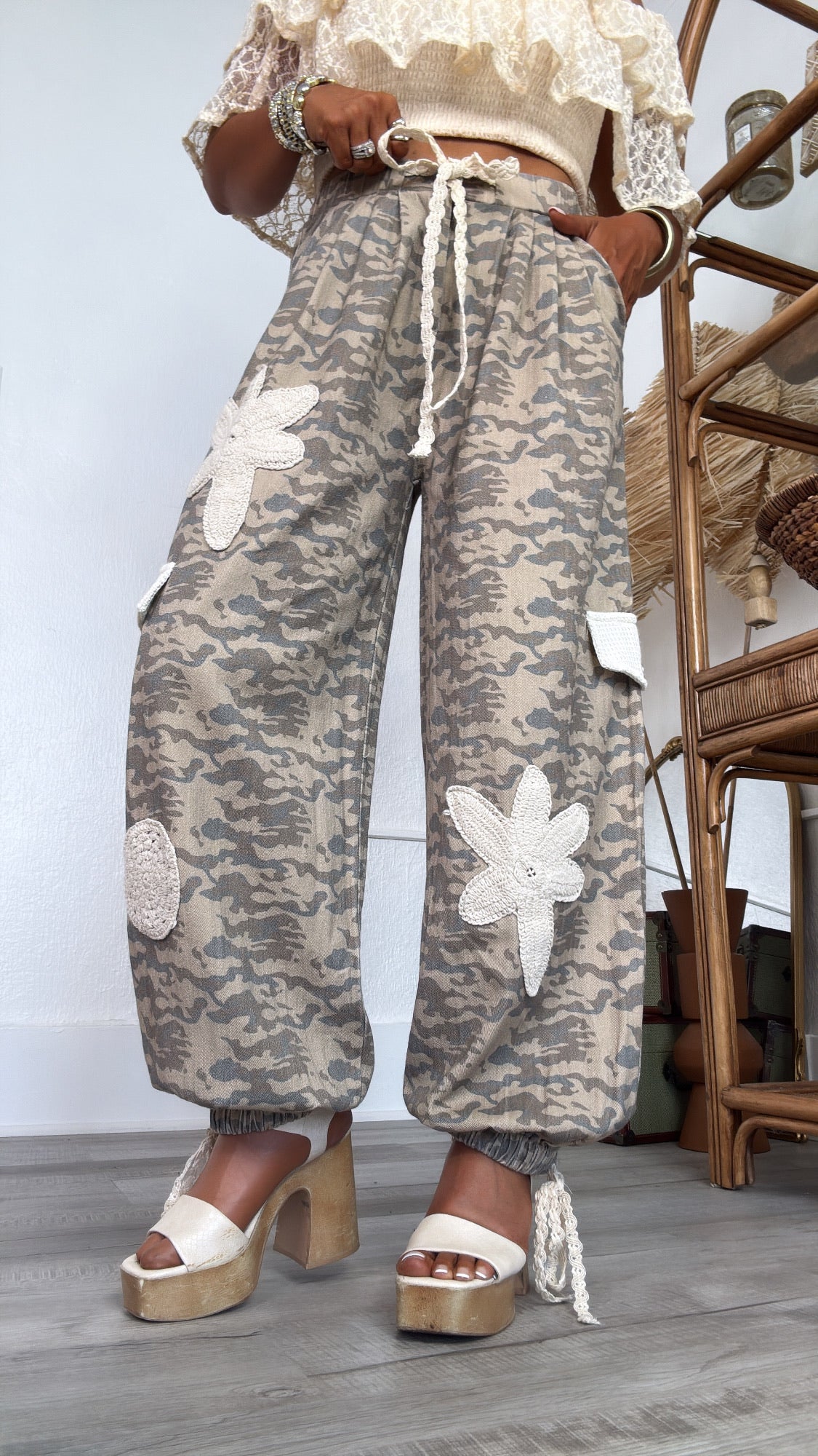 Rare form Patched Joggers, Camo