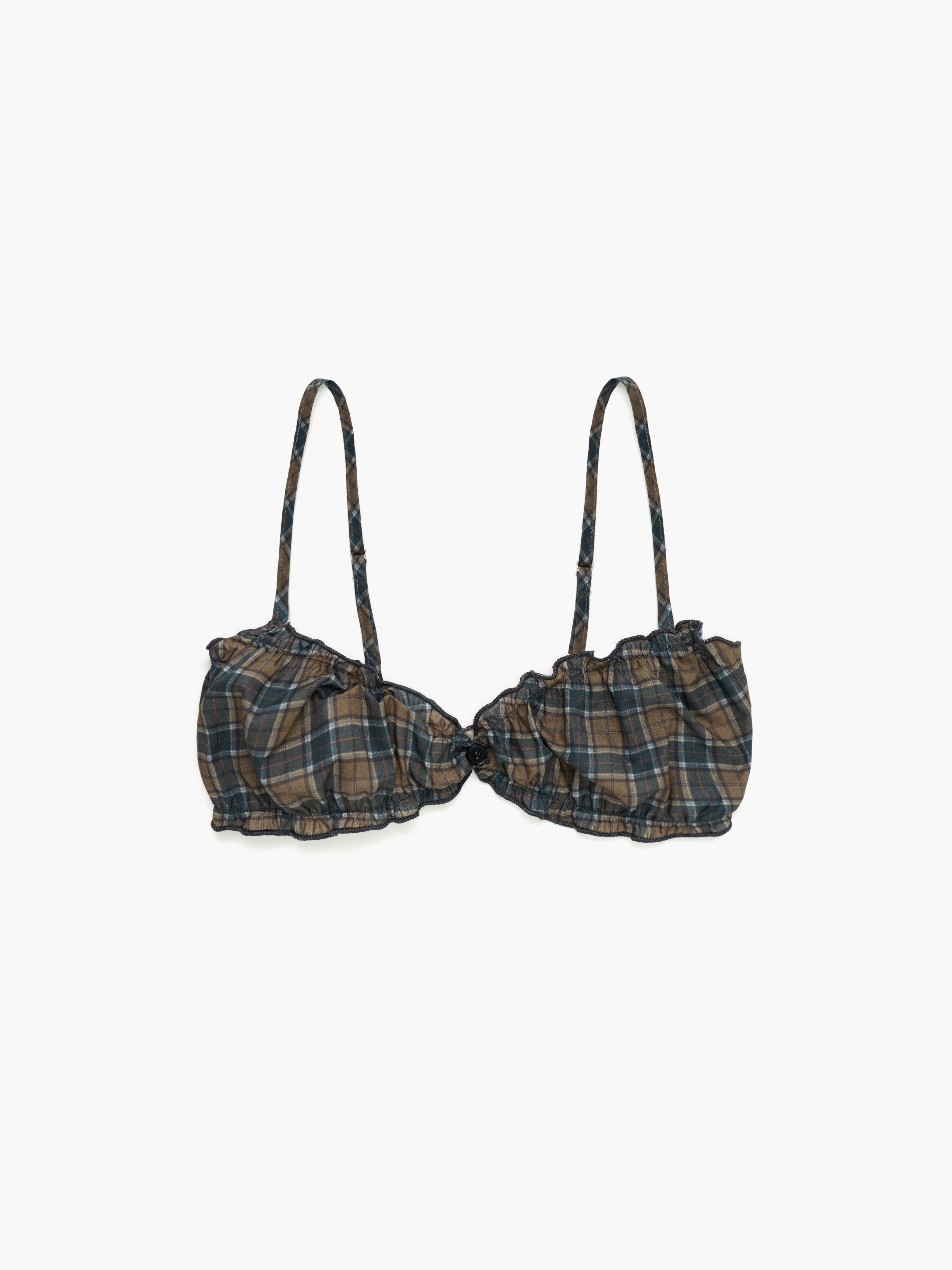 Plaid Bralette