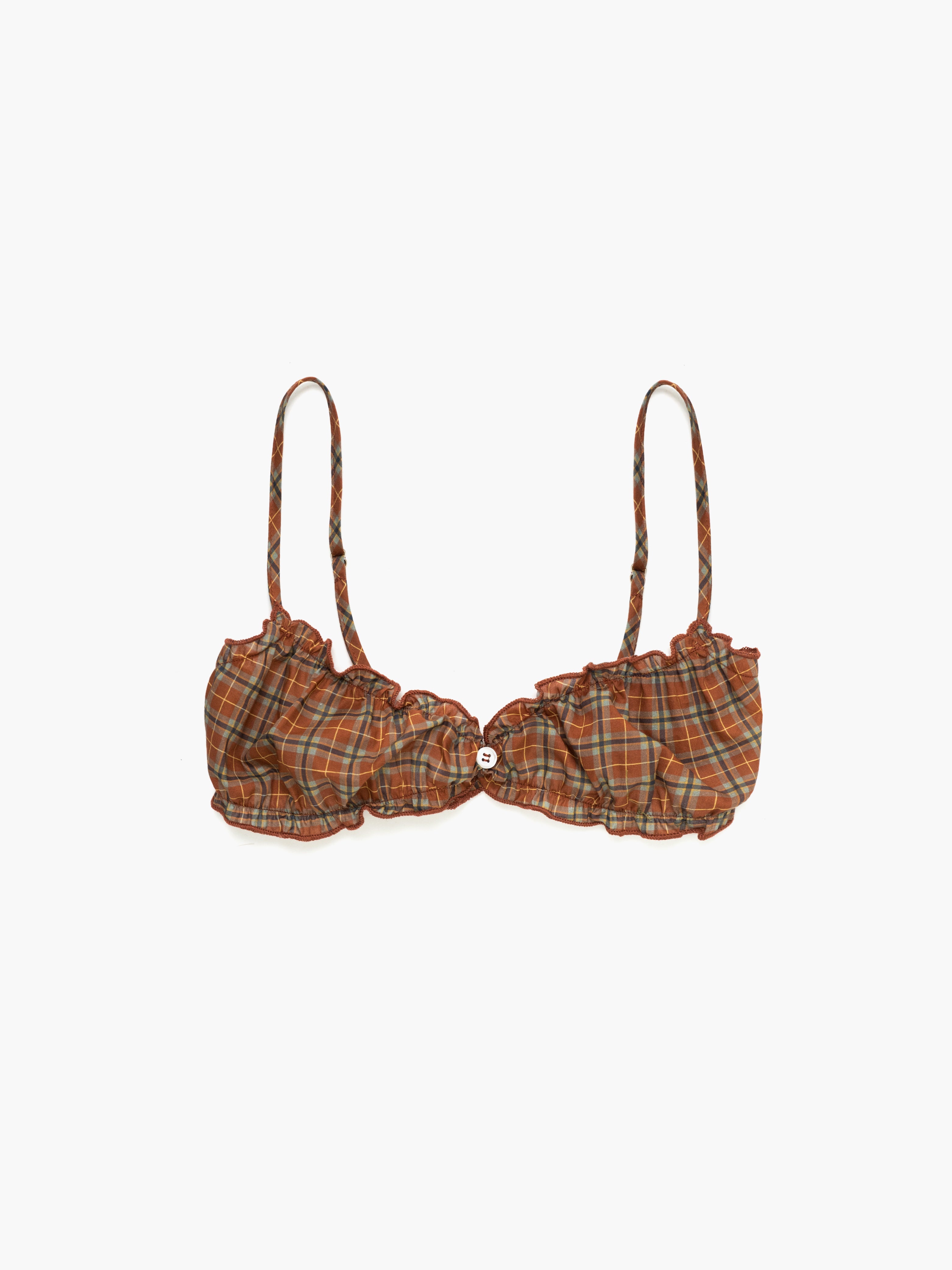 Plaid Bralette