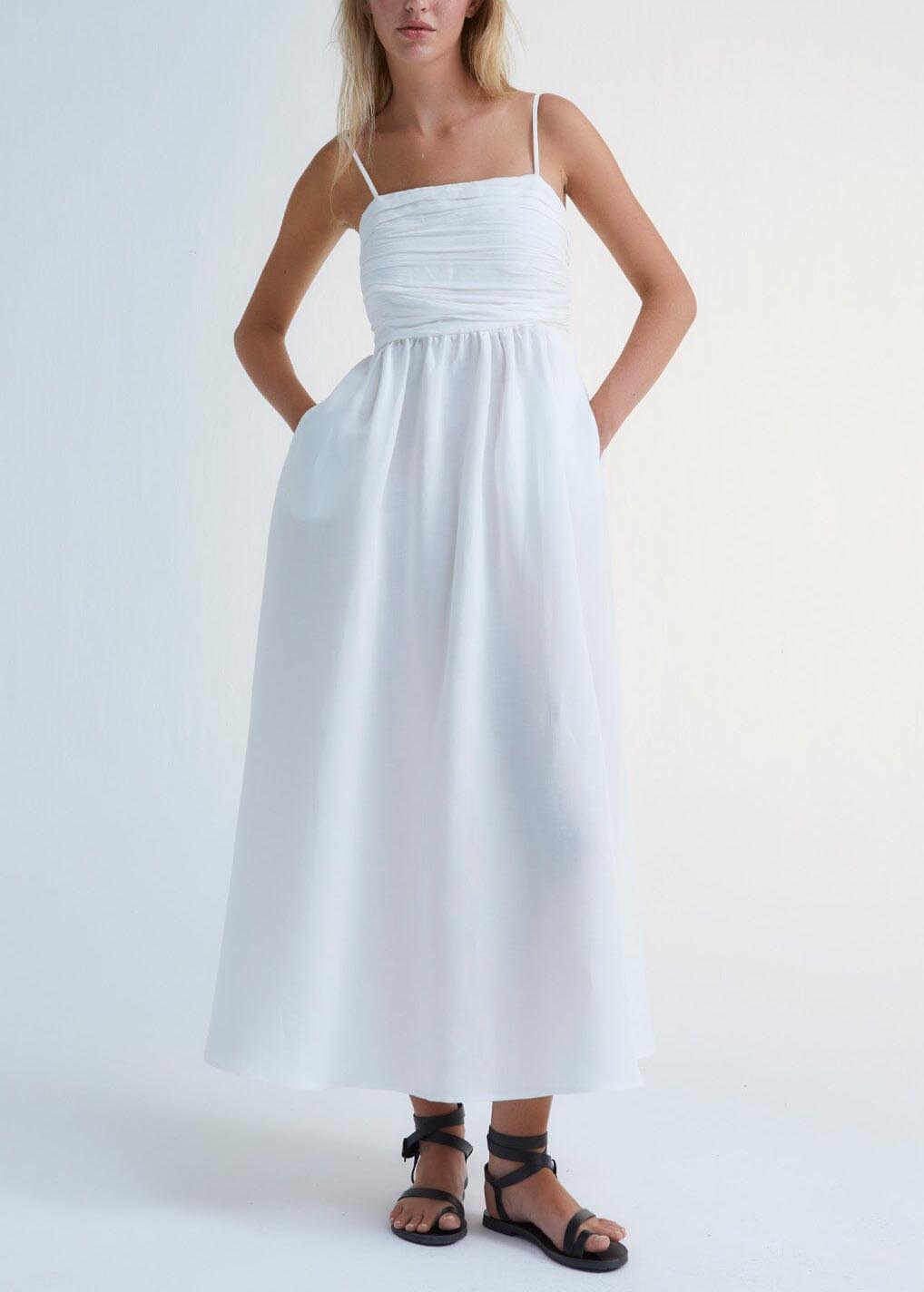 Fashion casual solid color dress