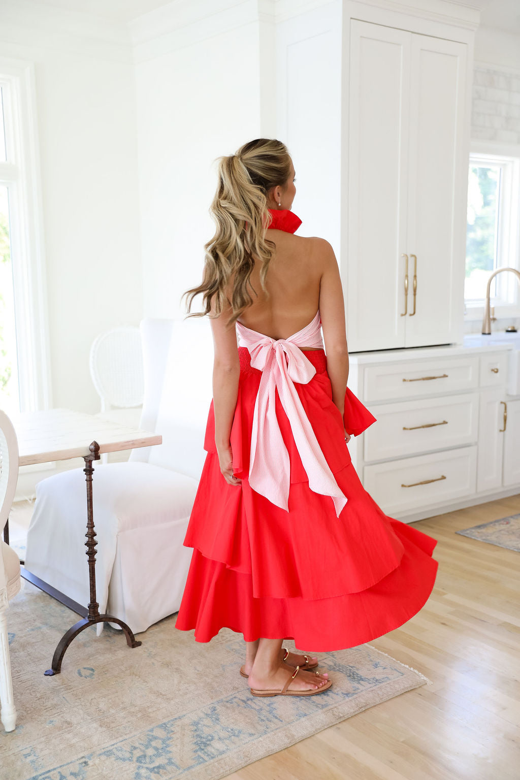 Julia Maxi Dress - Red