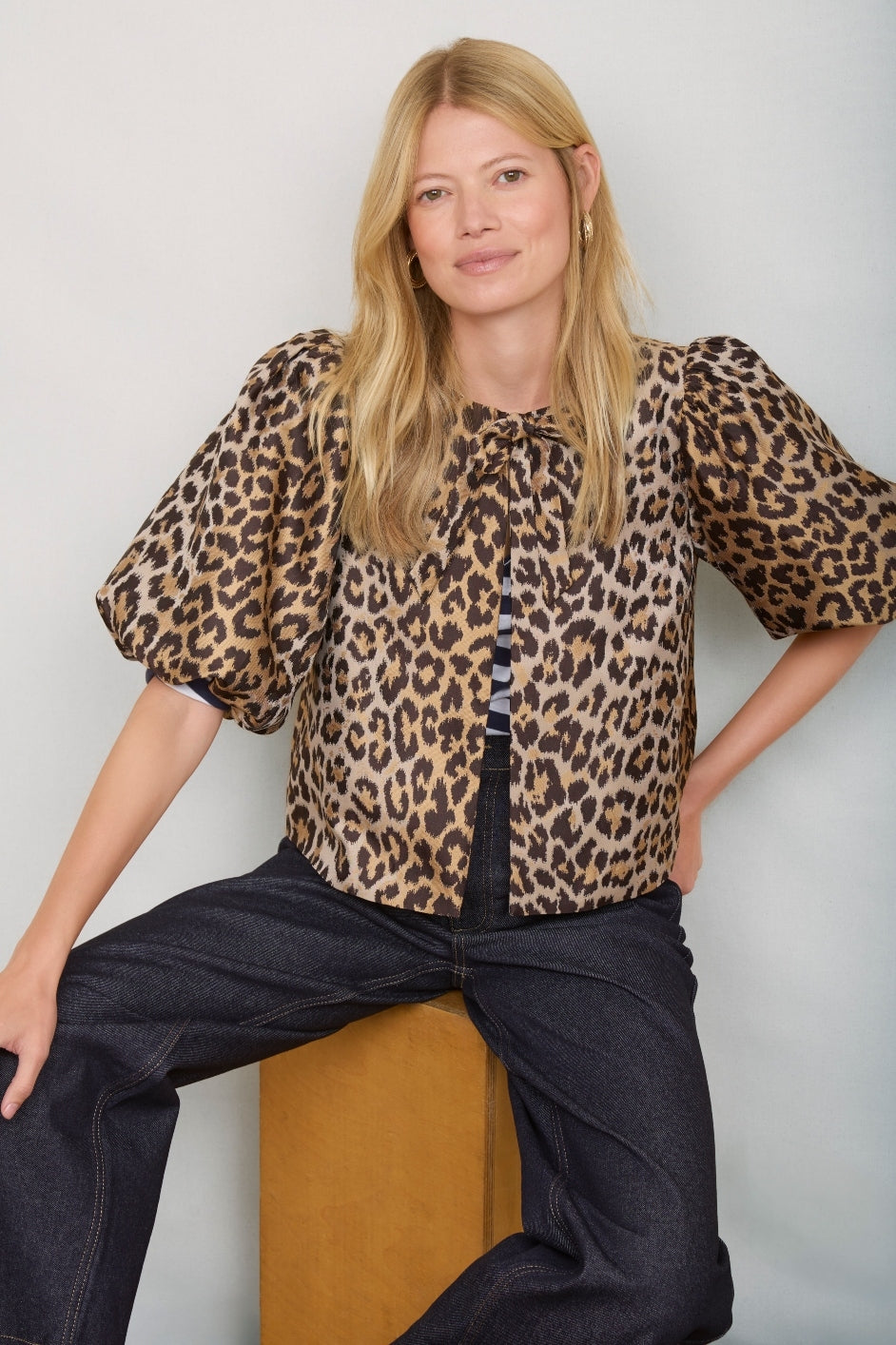 Coral Top - Leopard