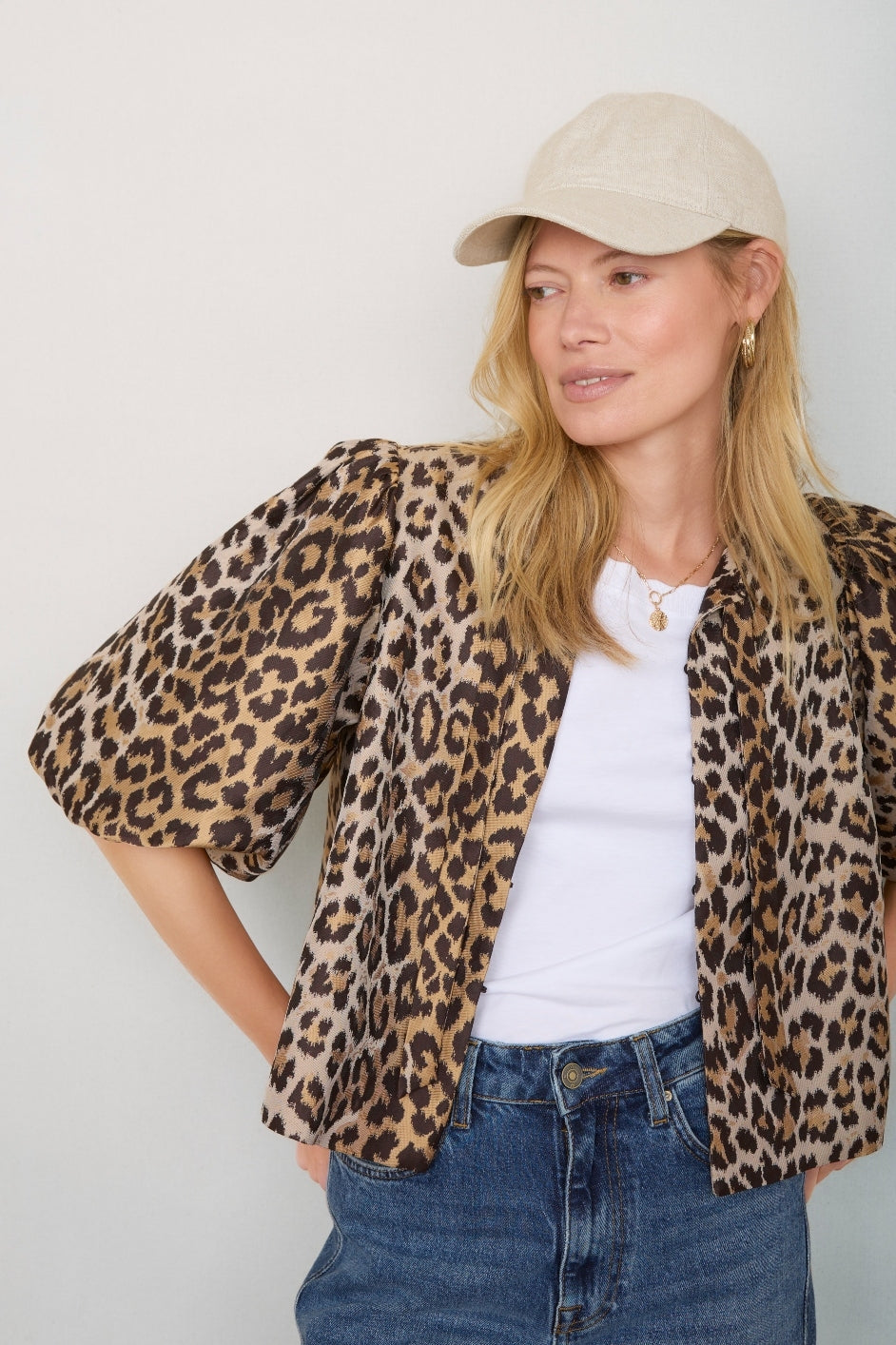 Coral Top - Leopard