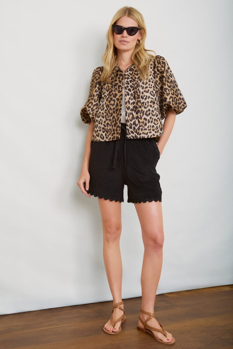 Coral Top - Leopard