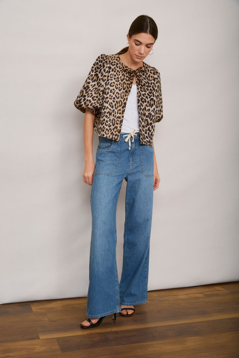 Coral Top - Leopard