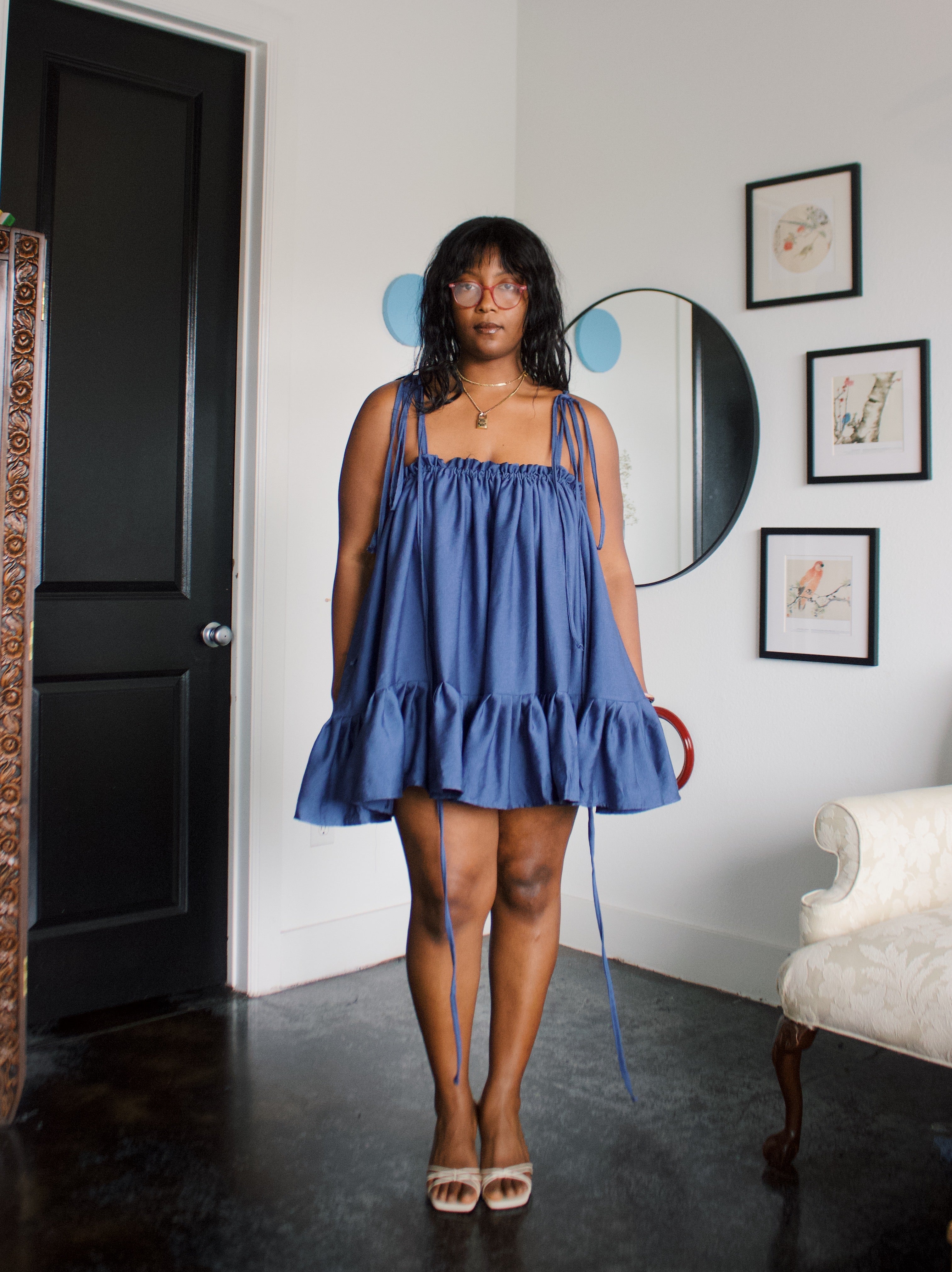 The Komi Dress in Linen