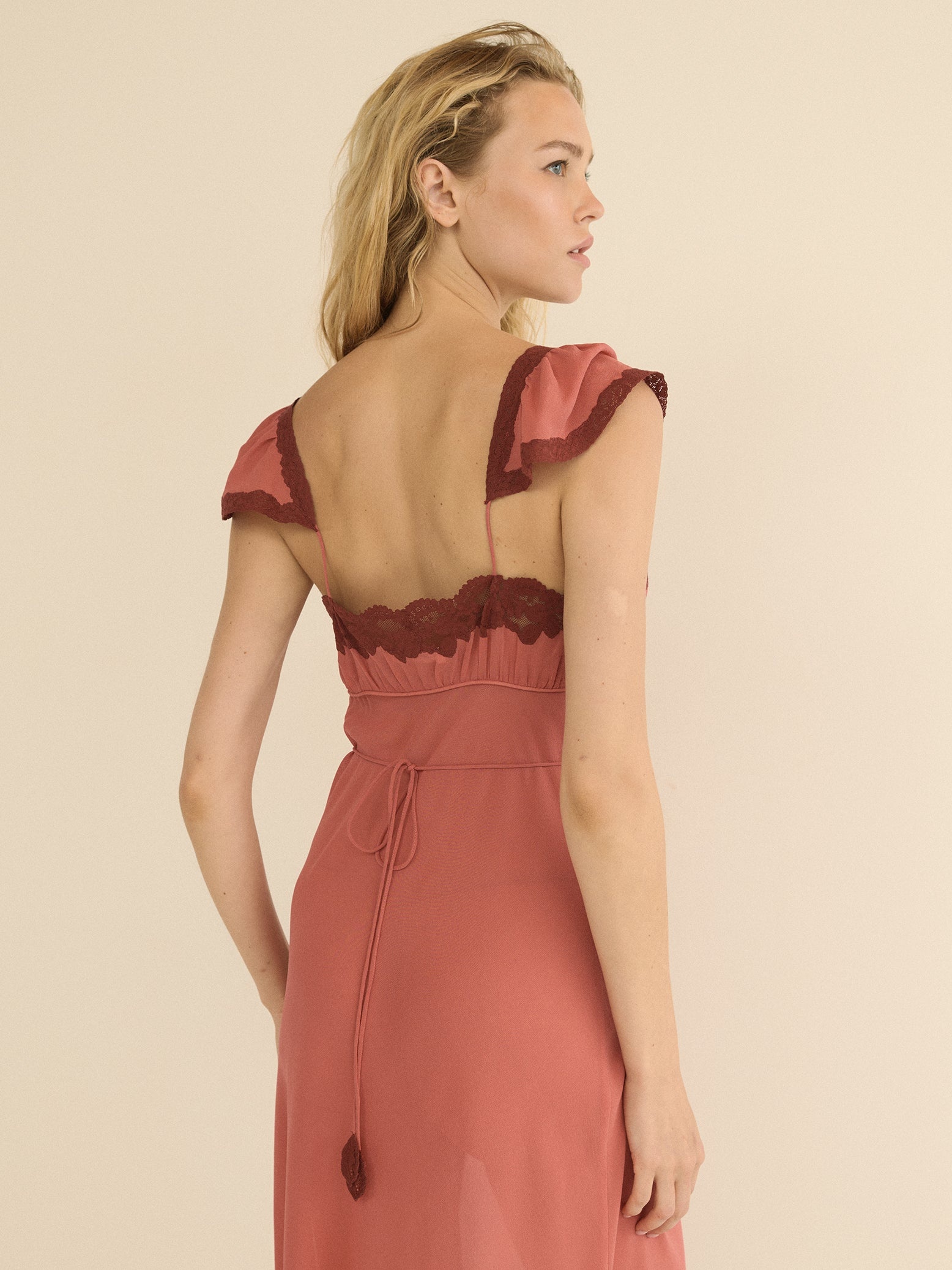 MIRAGE PINK MIDI DRESS