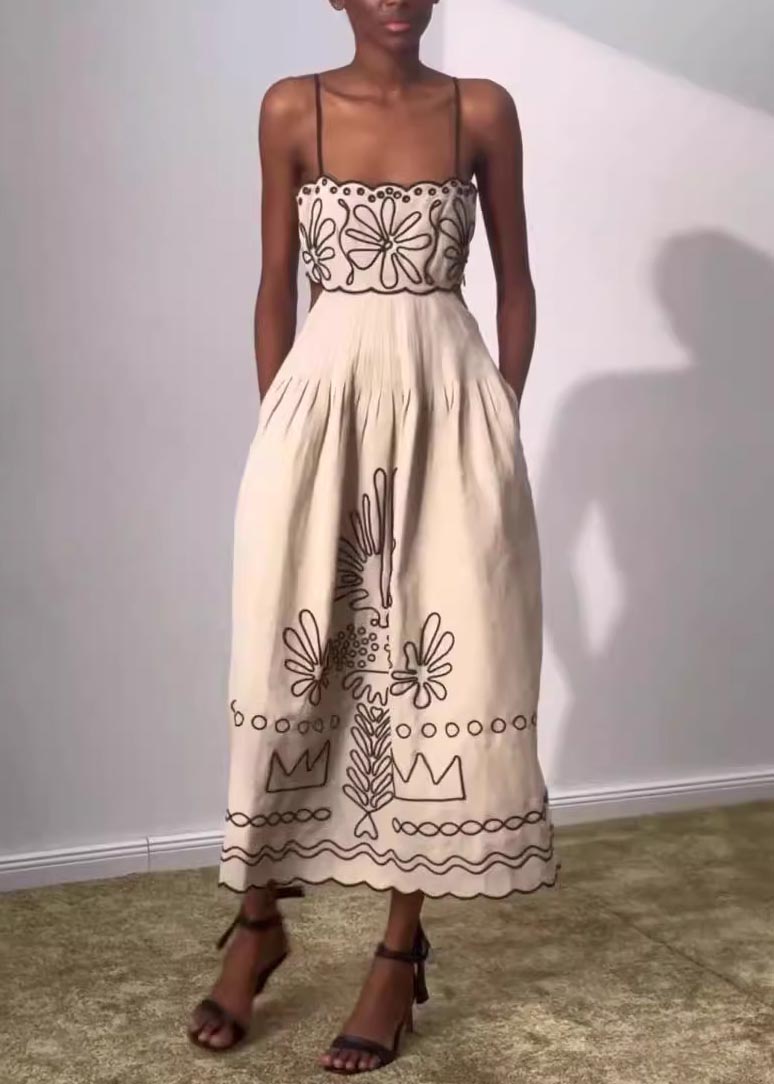 Fashionable printed swing dress