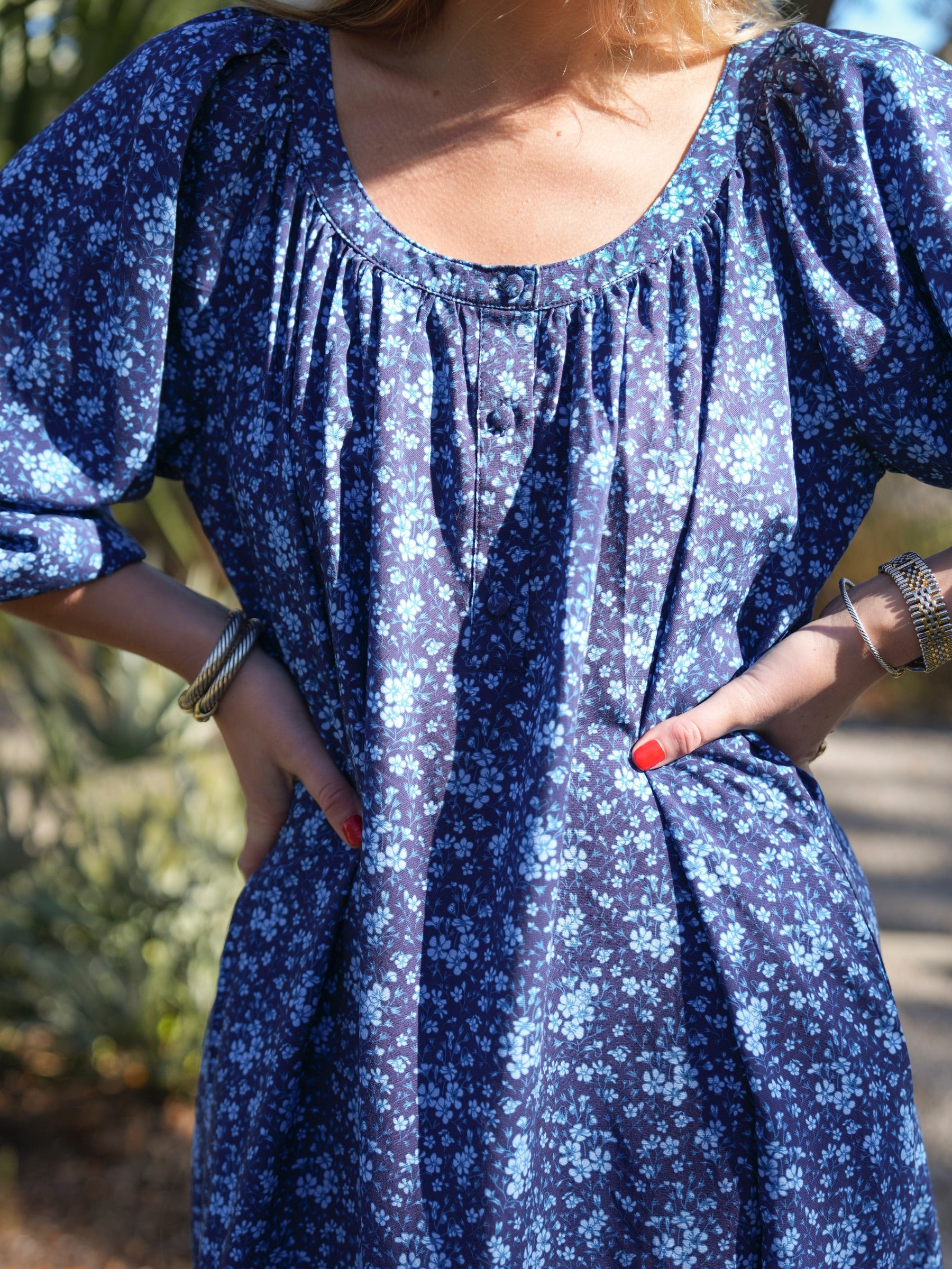 Drew Maxi - Blue Meadow