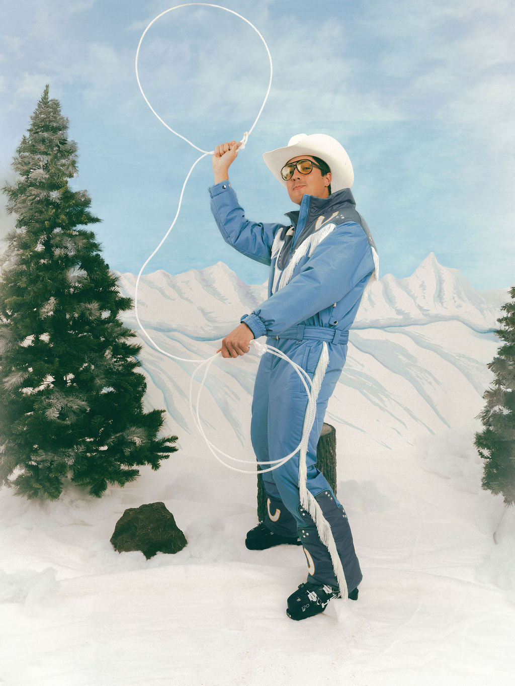Presley Western Ski Onesie